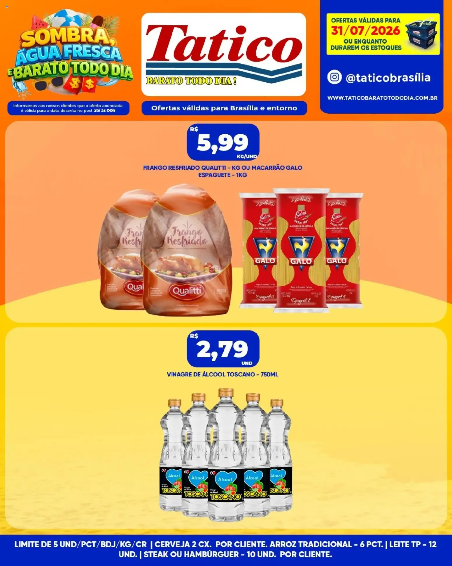 Encarte de Tatico ofertas Fim de Semana de 01/08/2026 | Promoções Online 1 de agosto até 2 de agosto 2026 - Pagina 32