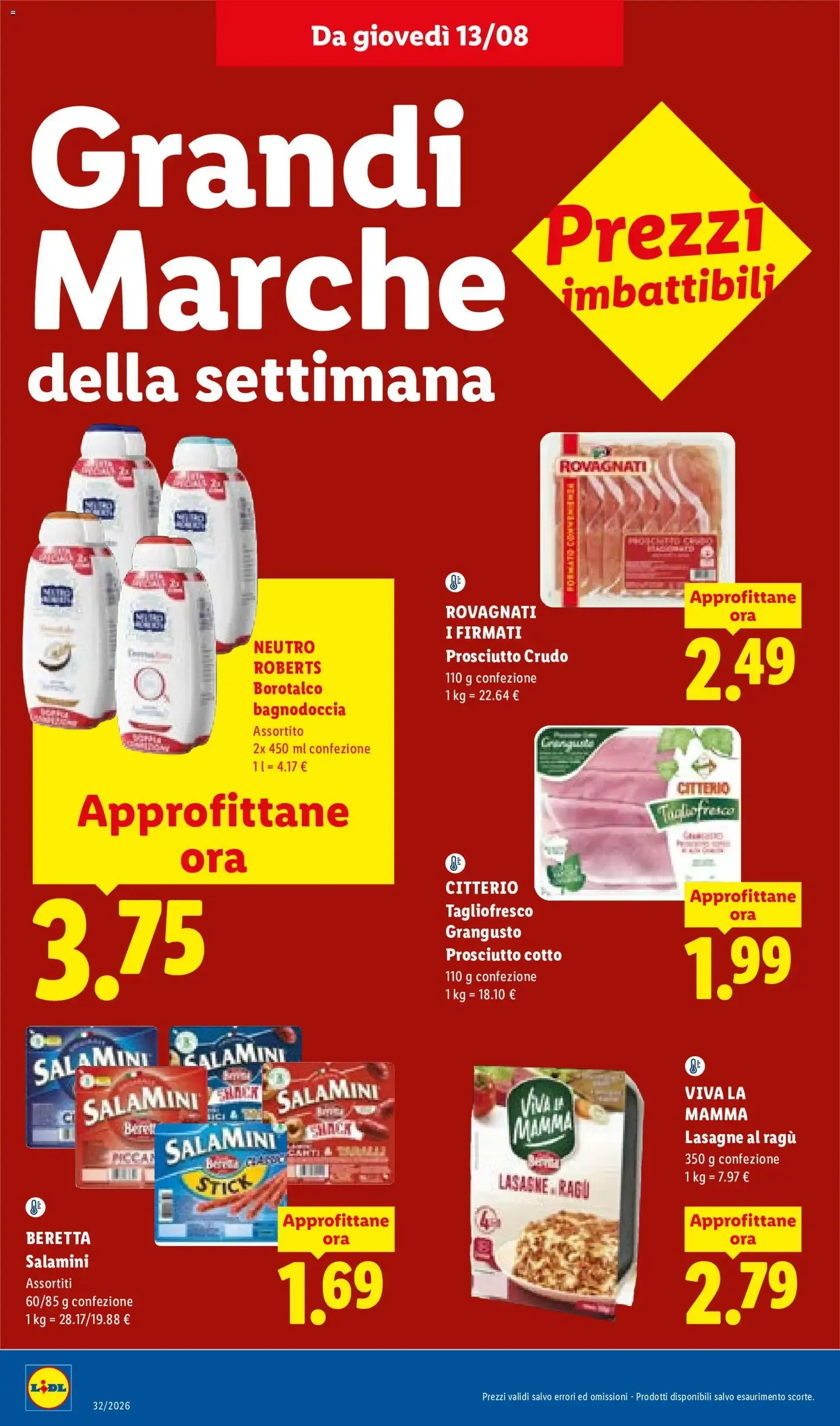 LIDL Ferragosto fino al -50% da 13 agosto a 19 agosto di 2026 - Pagina del volantino 18