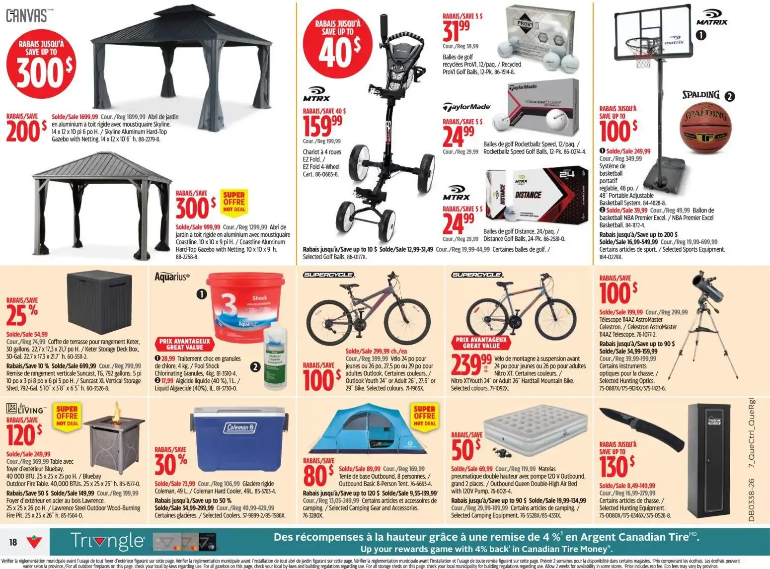 Canadian Tire circulaire from Sep 17, 2026 > weekly specials & deals from September 17 to September 24 2026 - flyer page 18