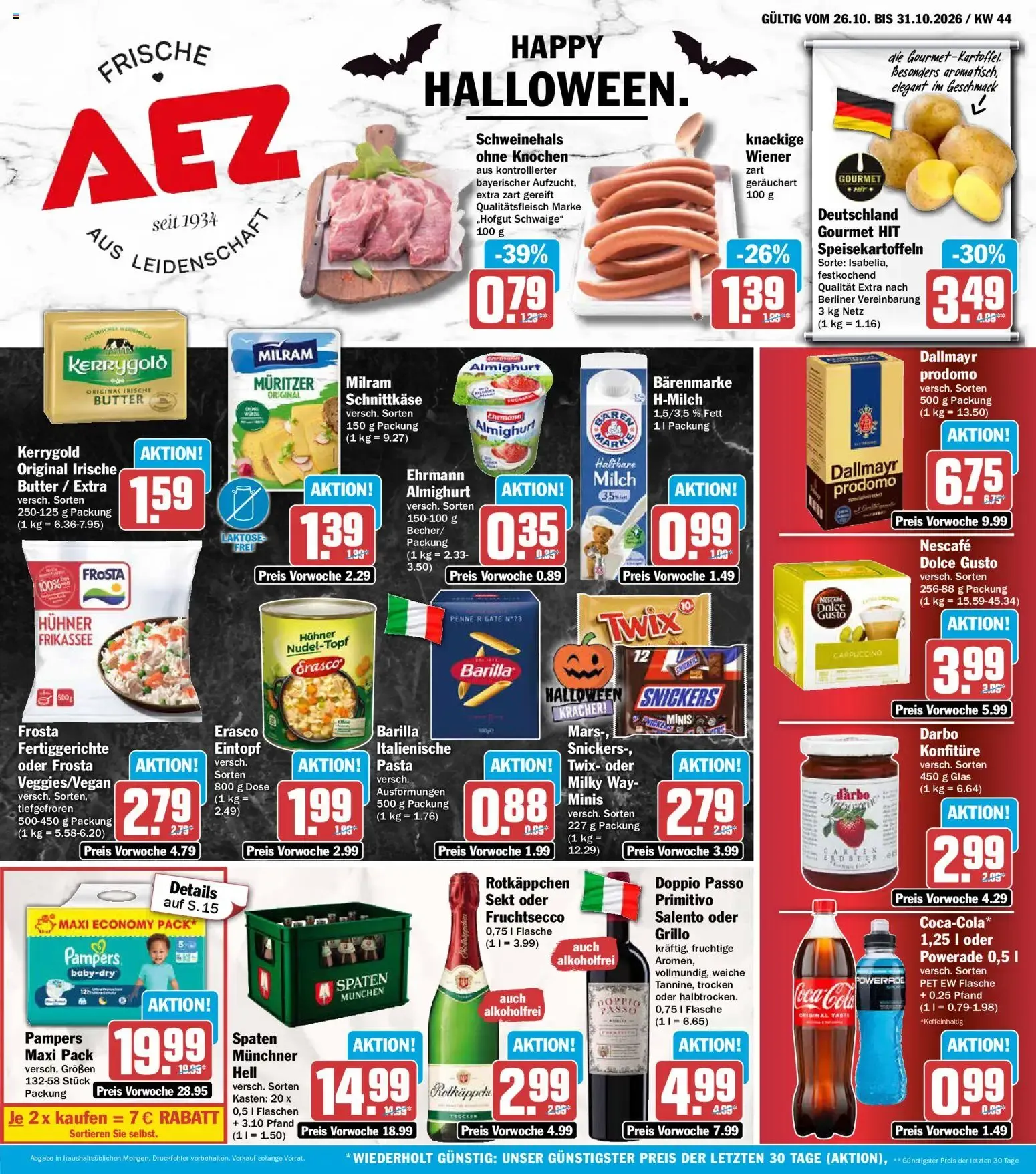 AEZ Prospekt (ab 26.10.2026) zum Blättern