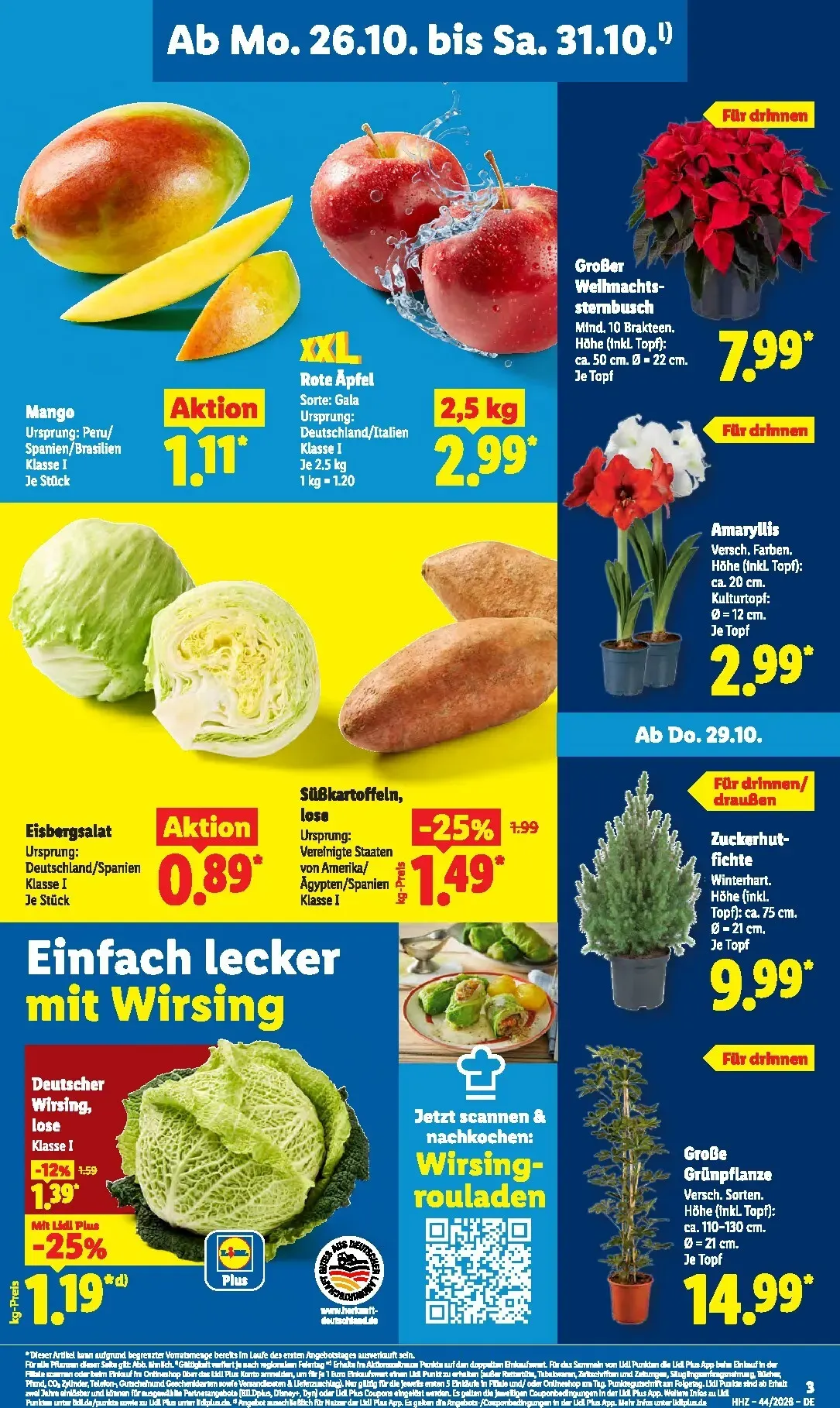 Lidl Prospekt – von Montag 26.10.2026 bis Samstag 31.10.2026 von 26. Oktober bis 31. Oktober 2026 - Prospekt seite 3