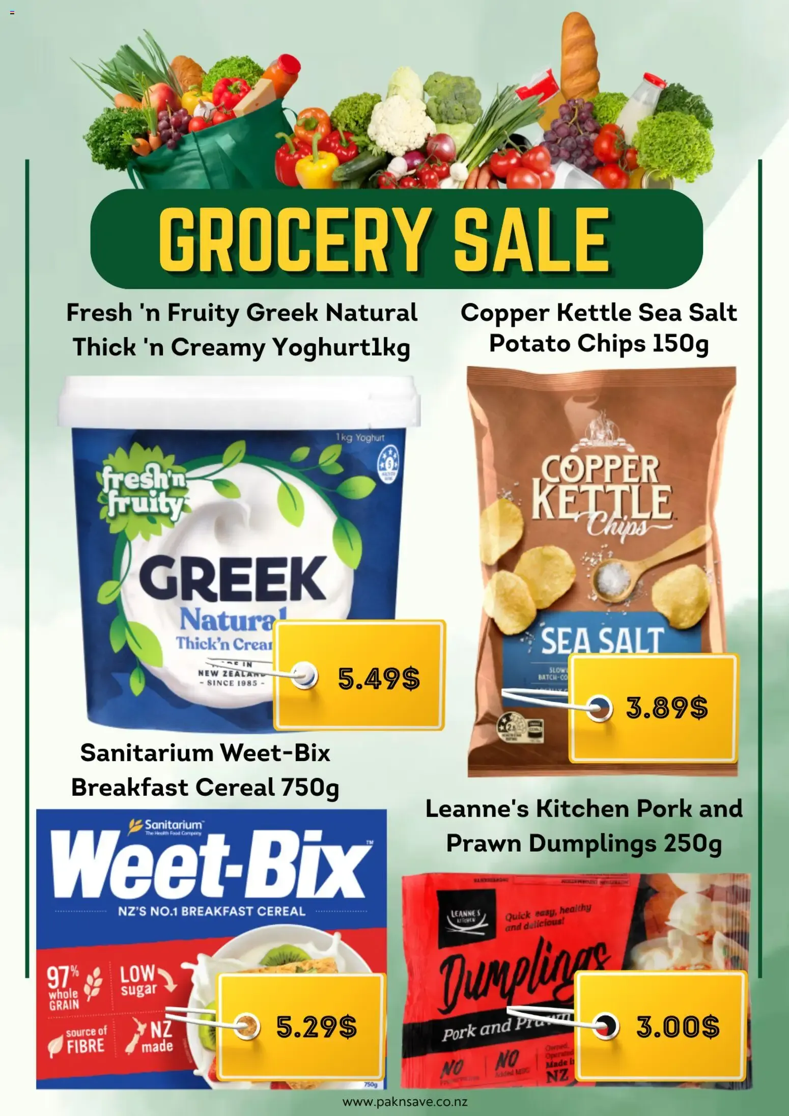 PAK'nSAVE: New Zealand's Lowest Food Prices, Top Offers For You. from 6 July to 12 July 2026 - Catalogue Page 3