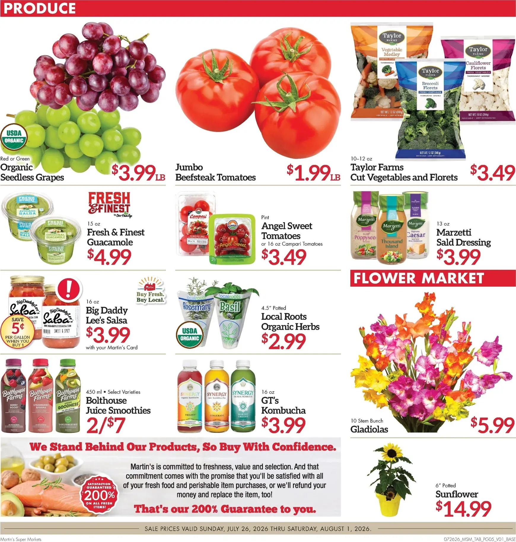 Weekly ad Current Martin's Super Markets leaflet valid from Sunday 07/26/2026 to Saturday 08/01/2026 from July 26 to August 1 2026 - Page 5