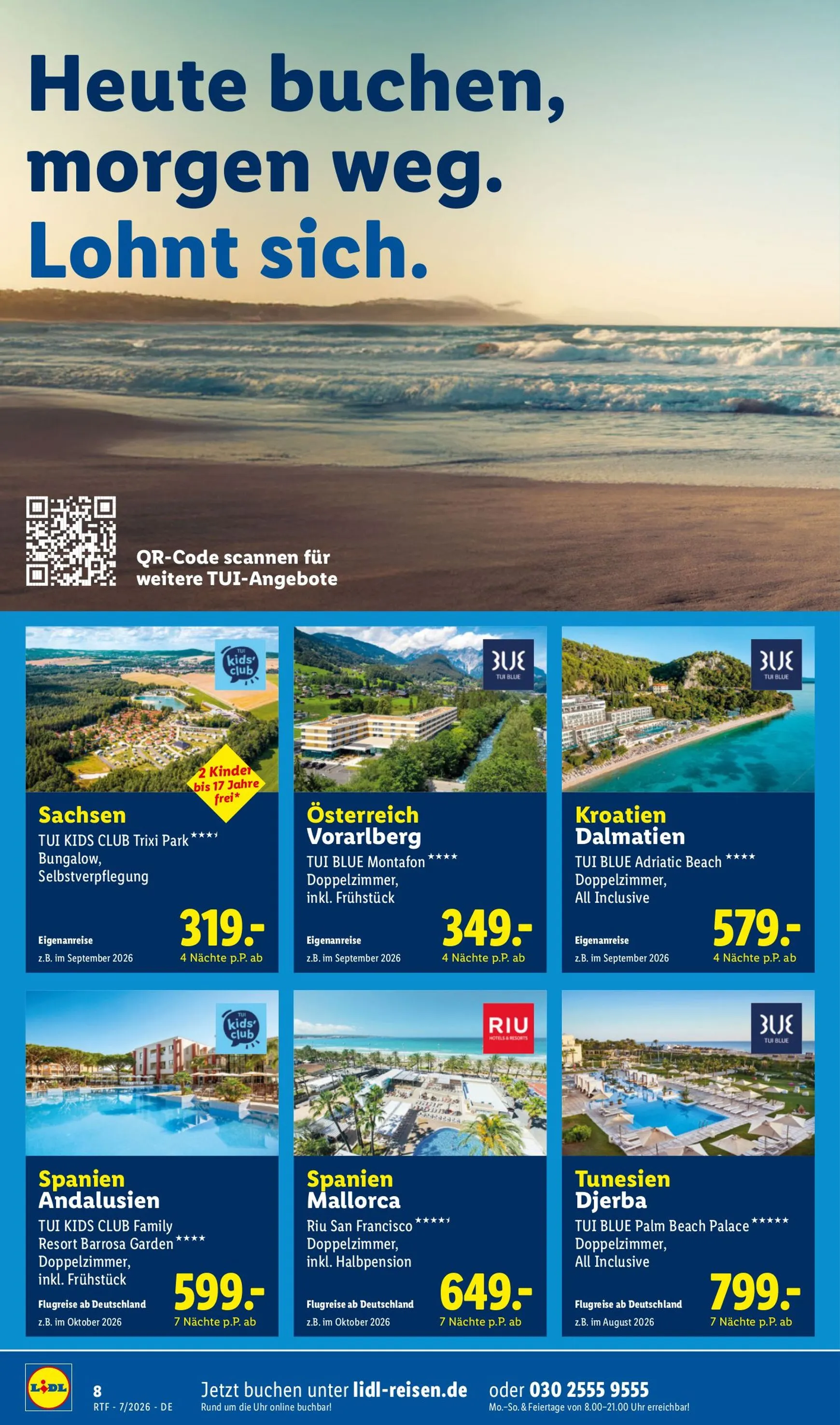 Auf die Berge, fertig, los. Last Minute Urlaub von 15. Juli bis 15. August 2026 - Prospekt seite 8
