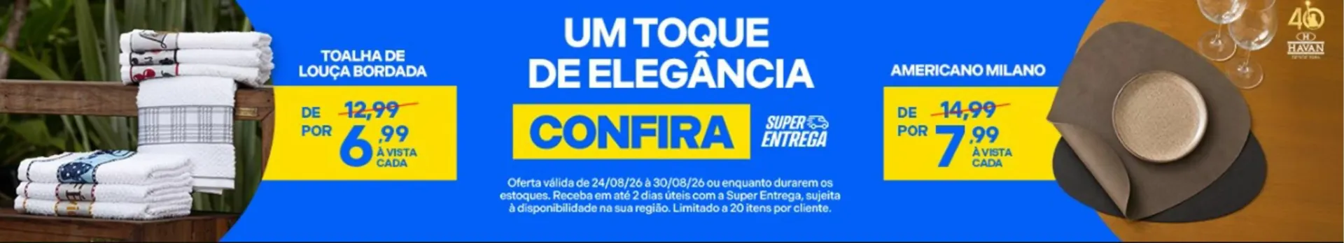 Encarte de Oferta Varal Chão com Abas Havan 24 de agosto até 30 de agosto 2026 - Pagina 2