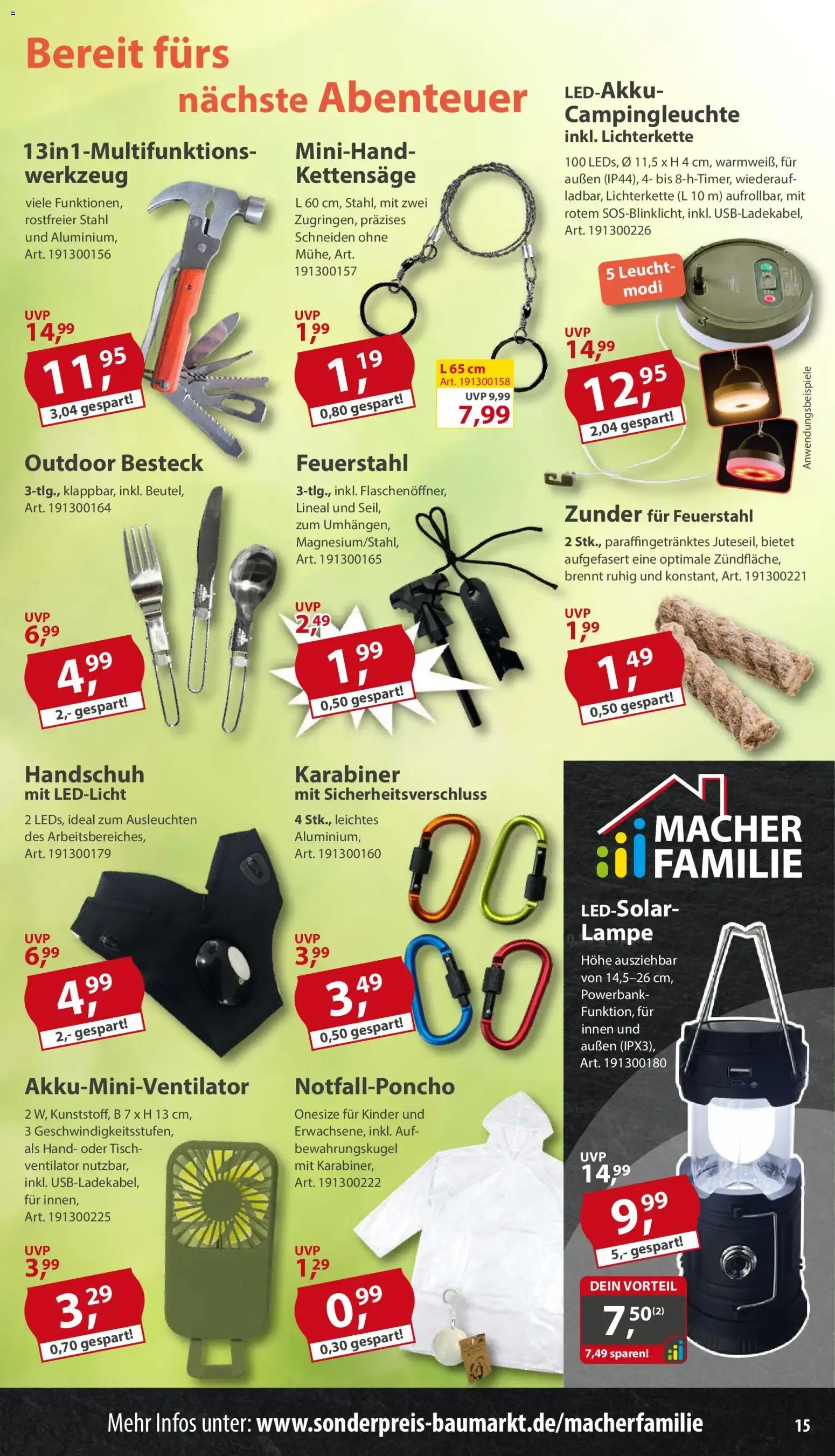 Sonderpreis Baumarkt Prospekt (ab 04.07.2026) zum Blättern von 4. Juli bis 10. Juli 2026 - Prospekt seite 15
