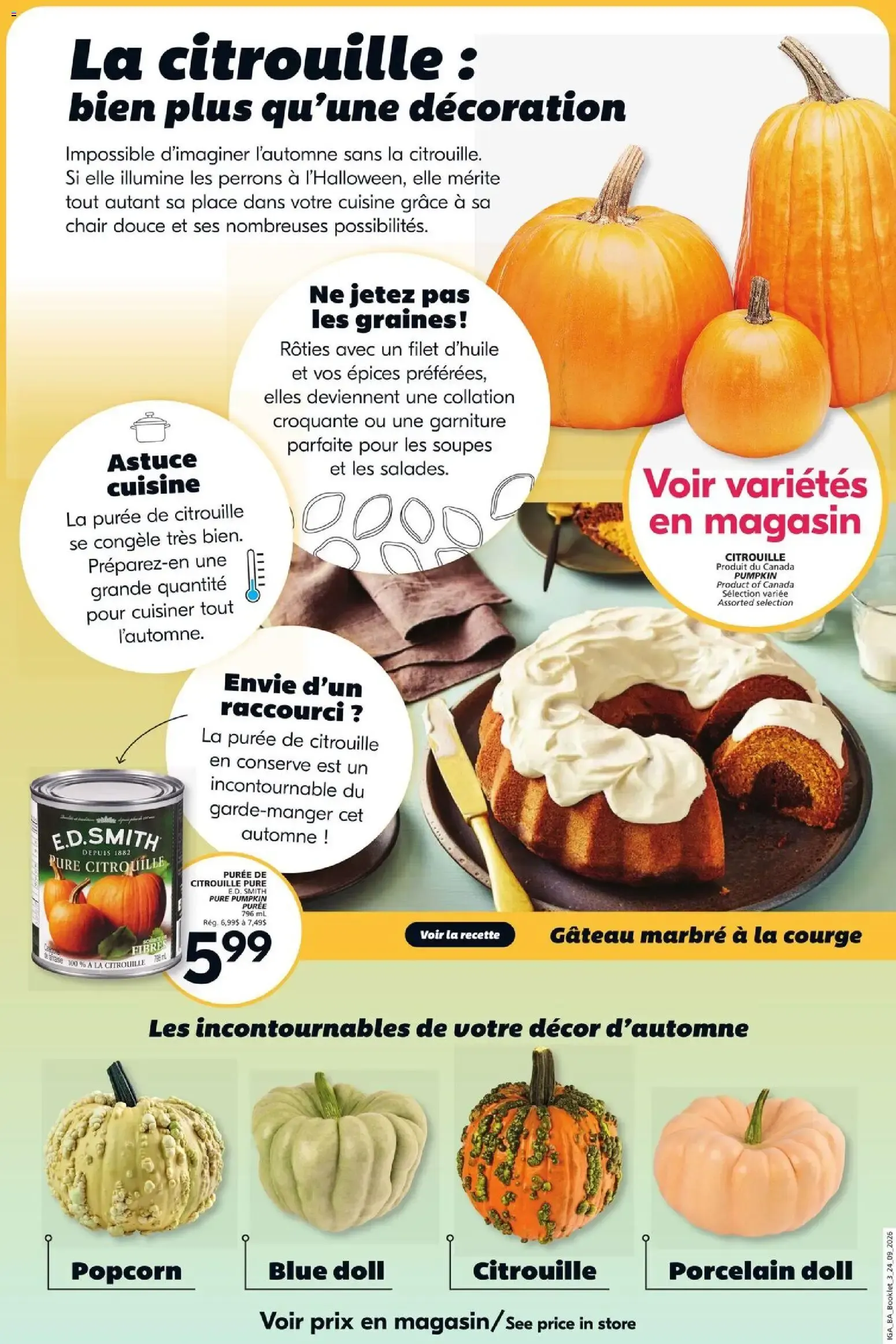 L'automne à savourer from September 24 to September 30 2026 - flyer page 3