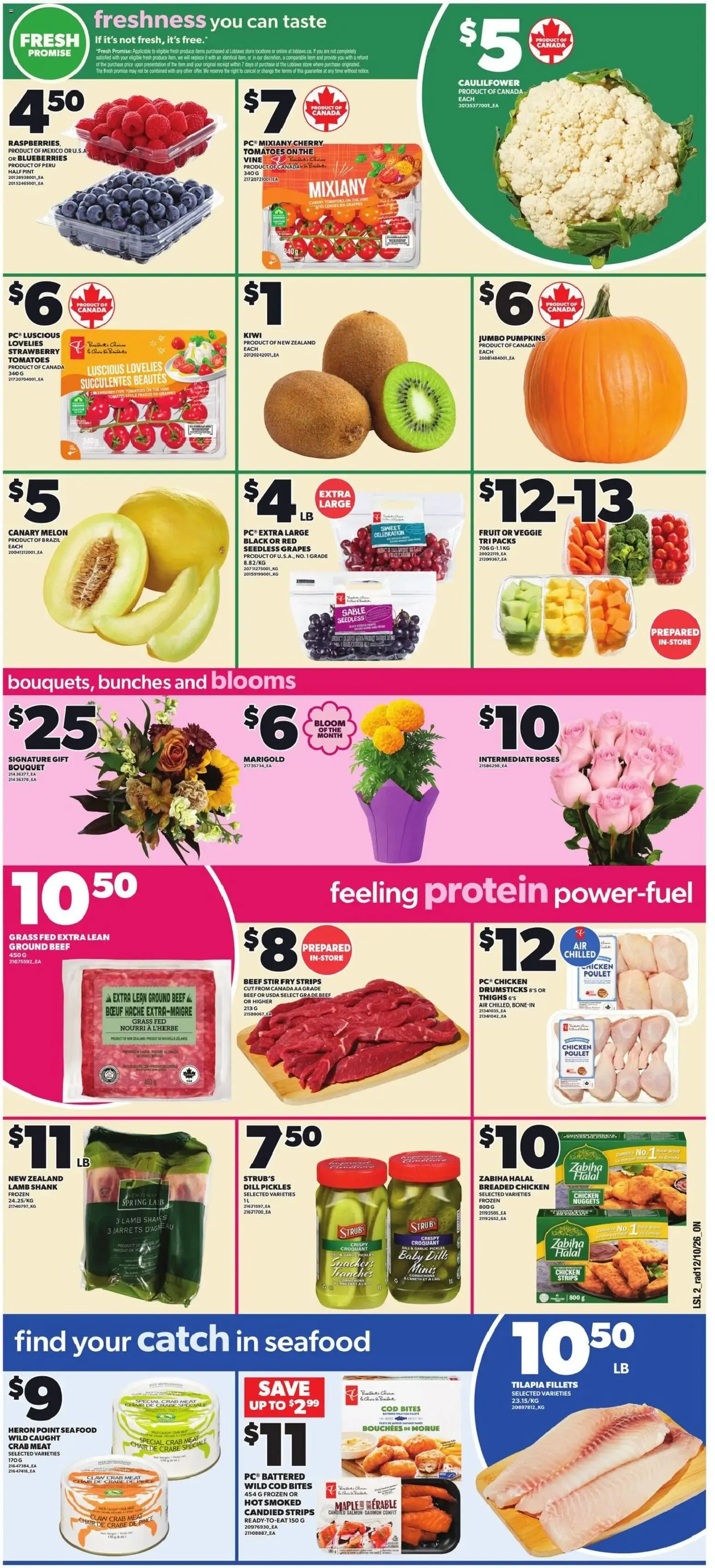 Loblaws weekly flyer / circulaire from Oct 15, 2026 > weekly specials & deals from October 15 to October 21 2026 - flyer page 3