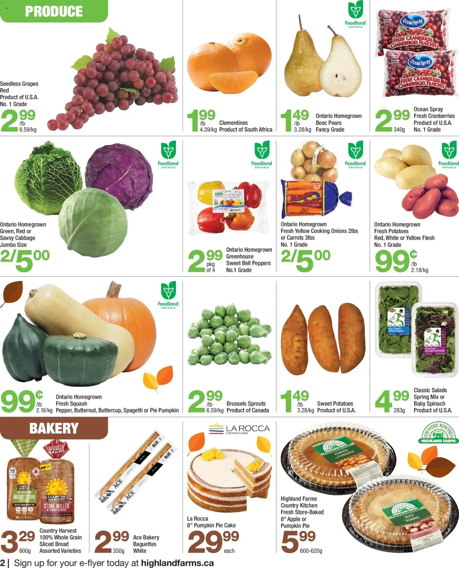 Highland Farms weekly flyer / circulaire from Oct 1, 2026 > weekly specials & deals from October 1 to October 14 2026 - flyer page 2