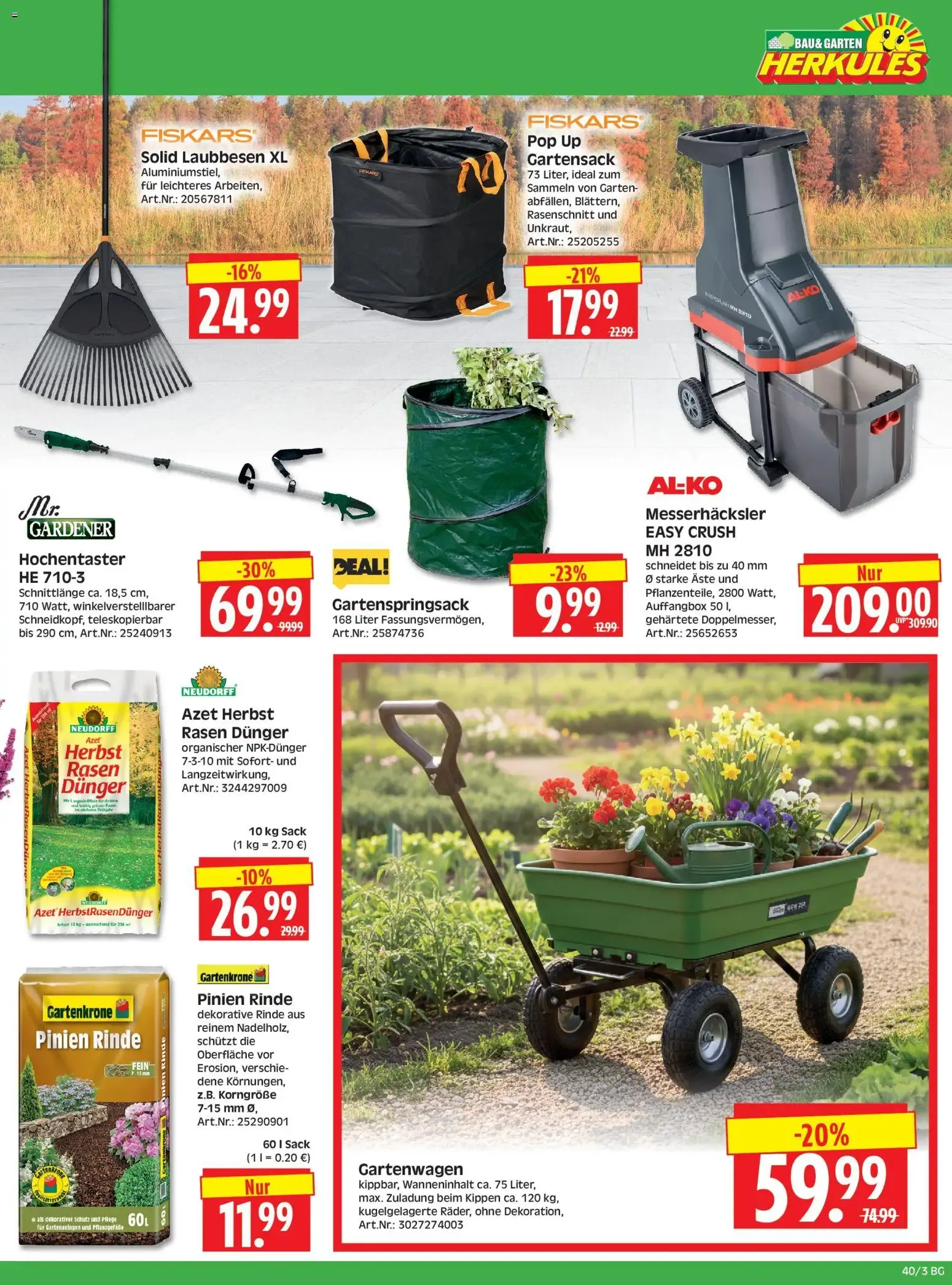 HERKULES Bau & Garten (ab 28.09.2026) zum Blättern von 28. September bis 2. Oktober 2026 - Prospekt seite 3