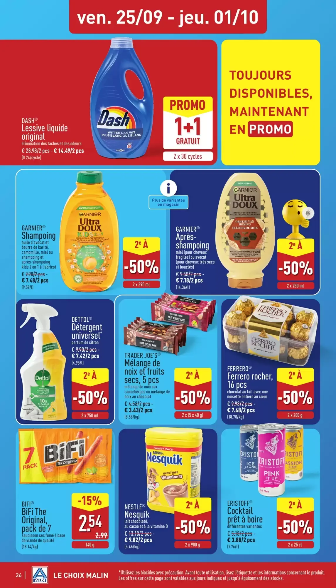 ALDI Dépliant du 21/09 au 26/09 van 21 september tot 26 september 2026 - folder pagina 26