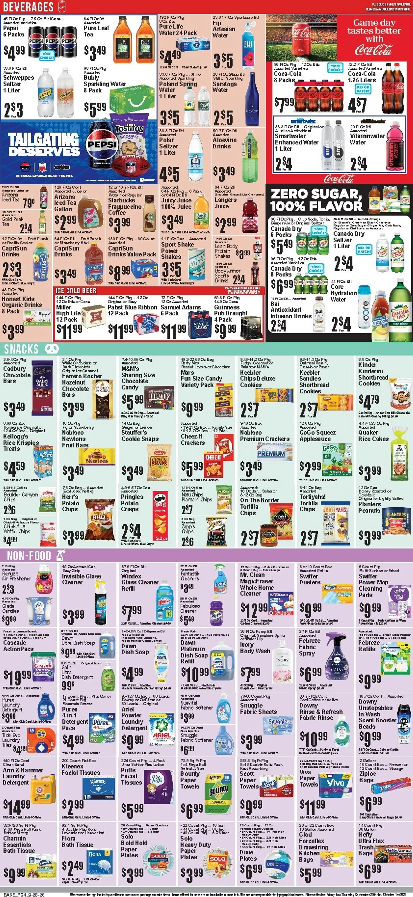 Weekly ad Current Food Universe leaflet valid from Friday 09/25/2026 to Thursday 10/01/2026 from September 25 to October 1 2026 - Page 5