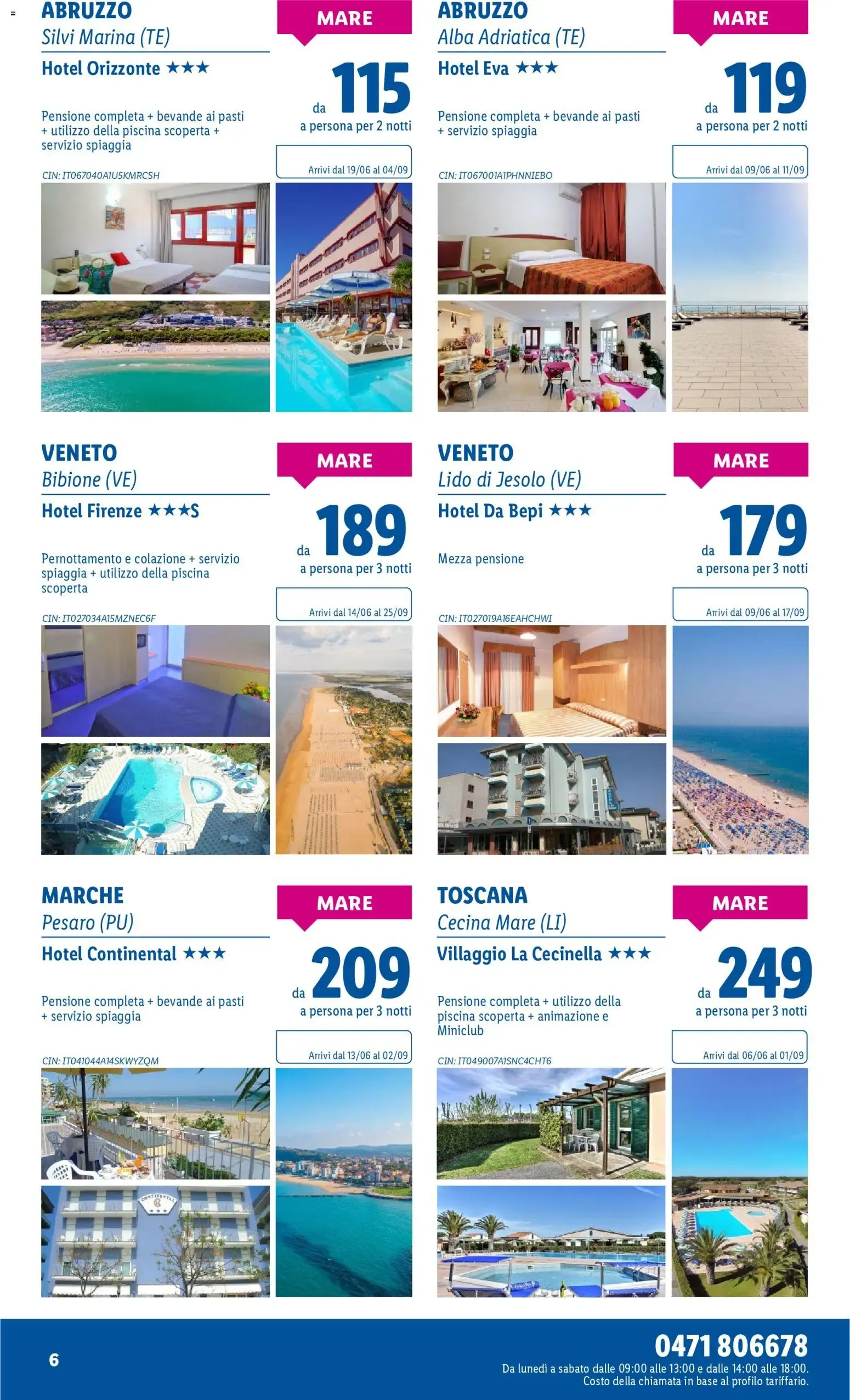 Lidl Viaggi - Sardegna da 1 giugno a 30 giugno di 2026 - Pagina del volantino 6