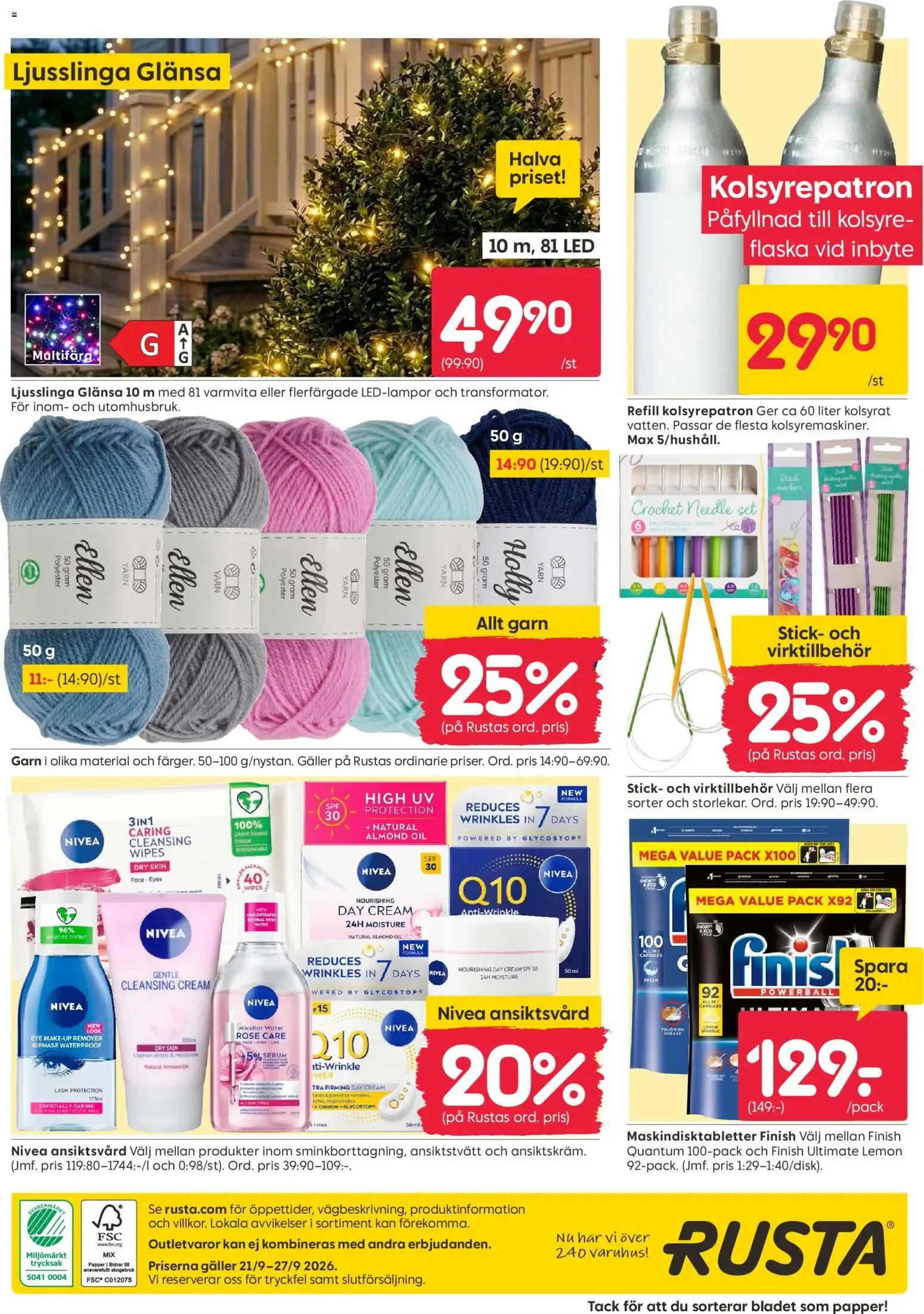 Rusta erbjudanden från 21/09/2026 - 27/09/2026 > Reklamblad nuvarande rabatter från 21 september till 27 september 2026 - Reklamblad sidor 16