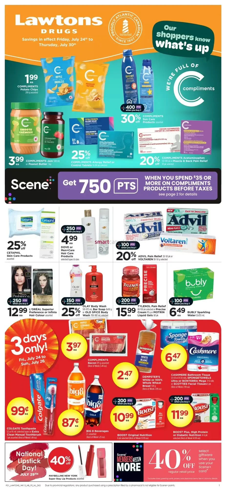 Lawtons Drugs from July 24 to July 30 2026 - flyer page 1