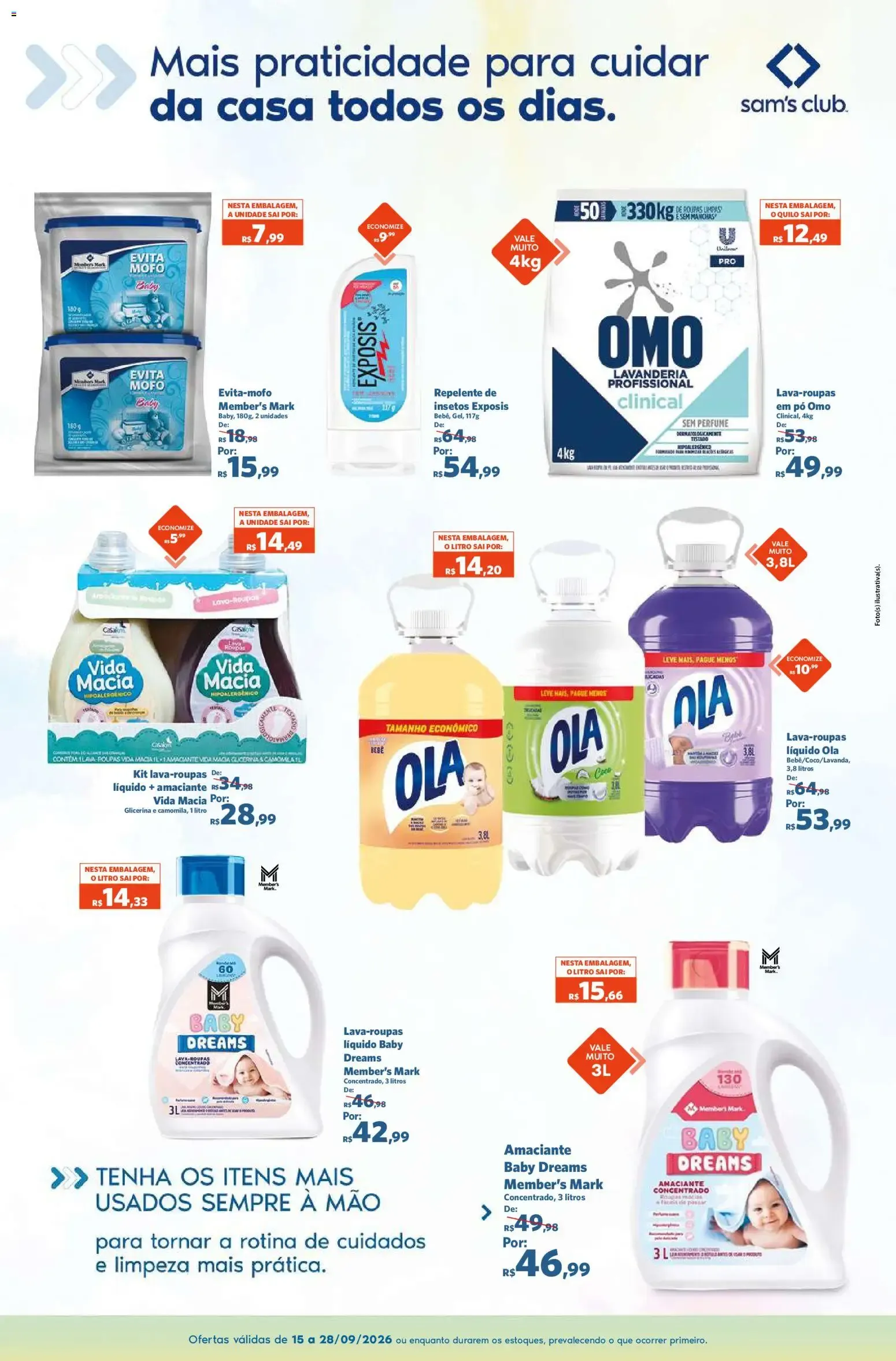 Encarte de Sam's Club ofertas Bebê de 15/09/2026 | Promoções Online 15 de setembro até 28 de setembro 2026 - Pagina 10