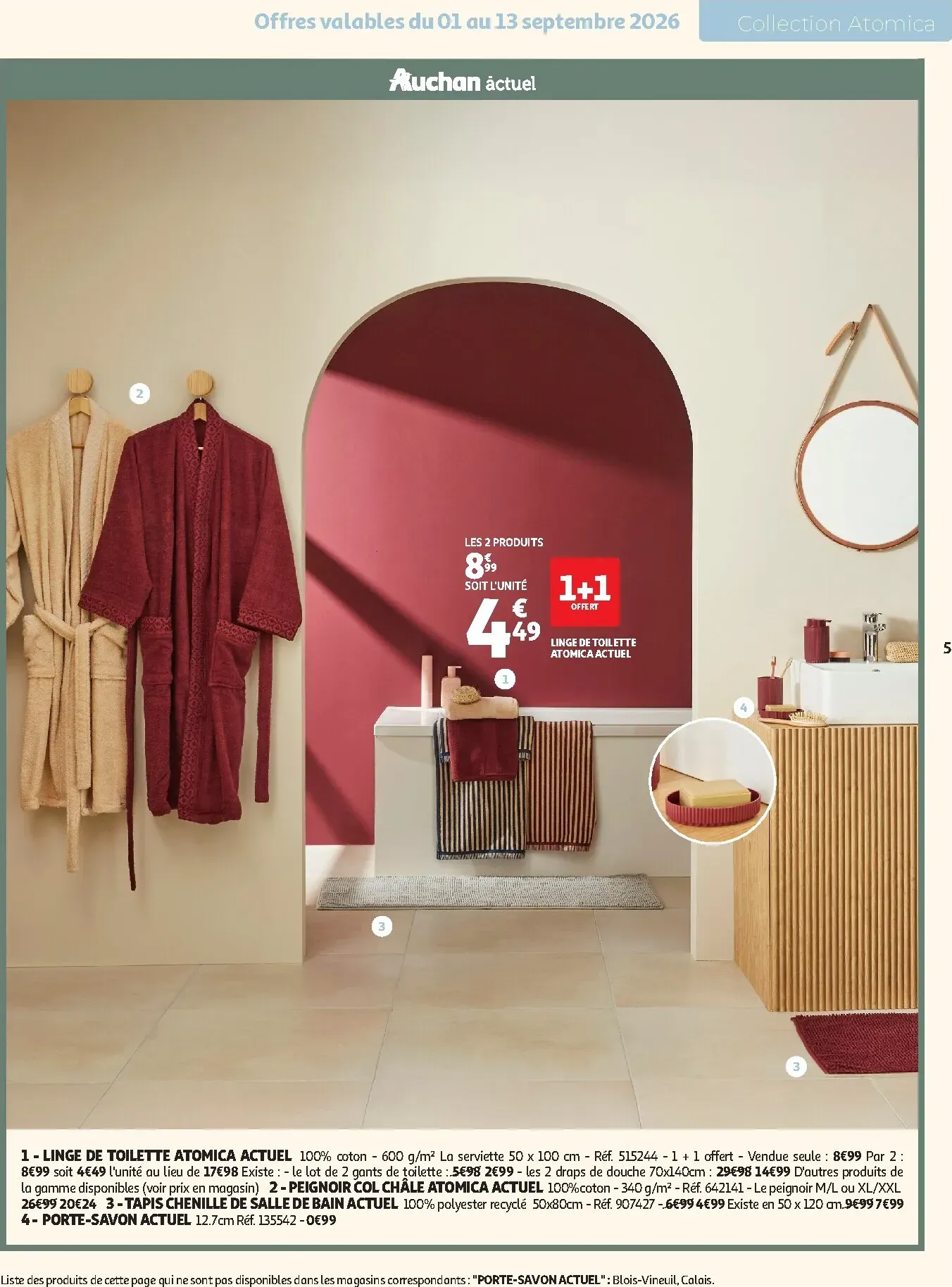 Current Auchan - Inspiration déco leaflet valid from du mardi 01/09/2026 to du dimanche 01/11/2026 du 1 septembre au 1 novembre 2026 - Catalogue page 5