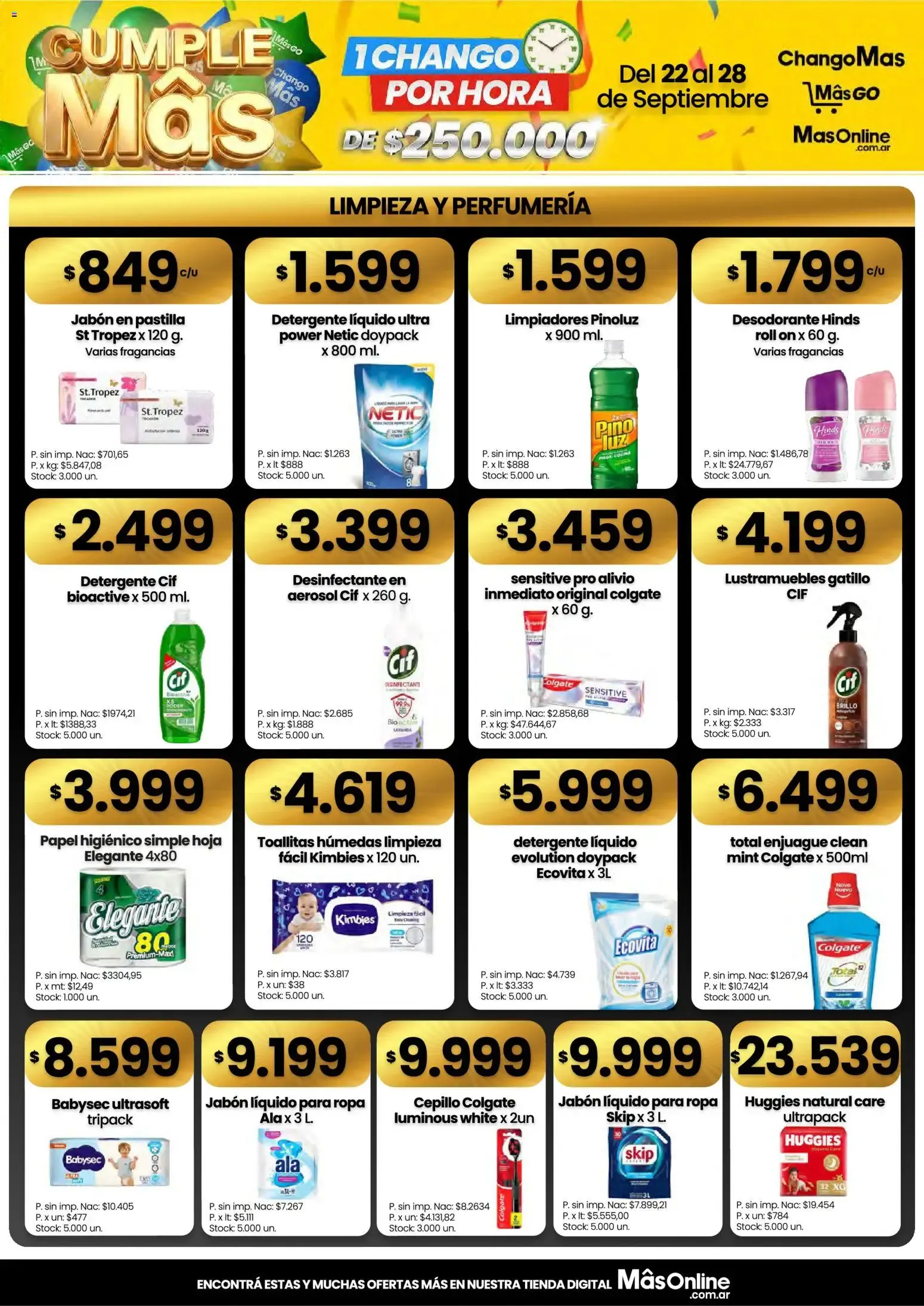Ofertas de CUMPLE Más 22 de septiembre al 28 de septiembre 2026 - Página 9 del catálogo