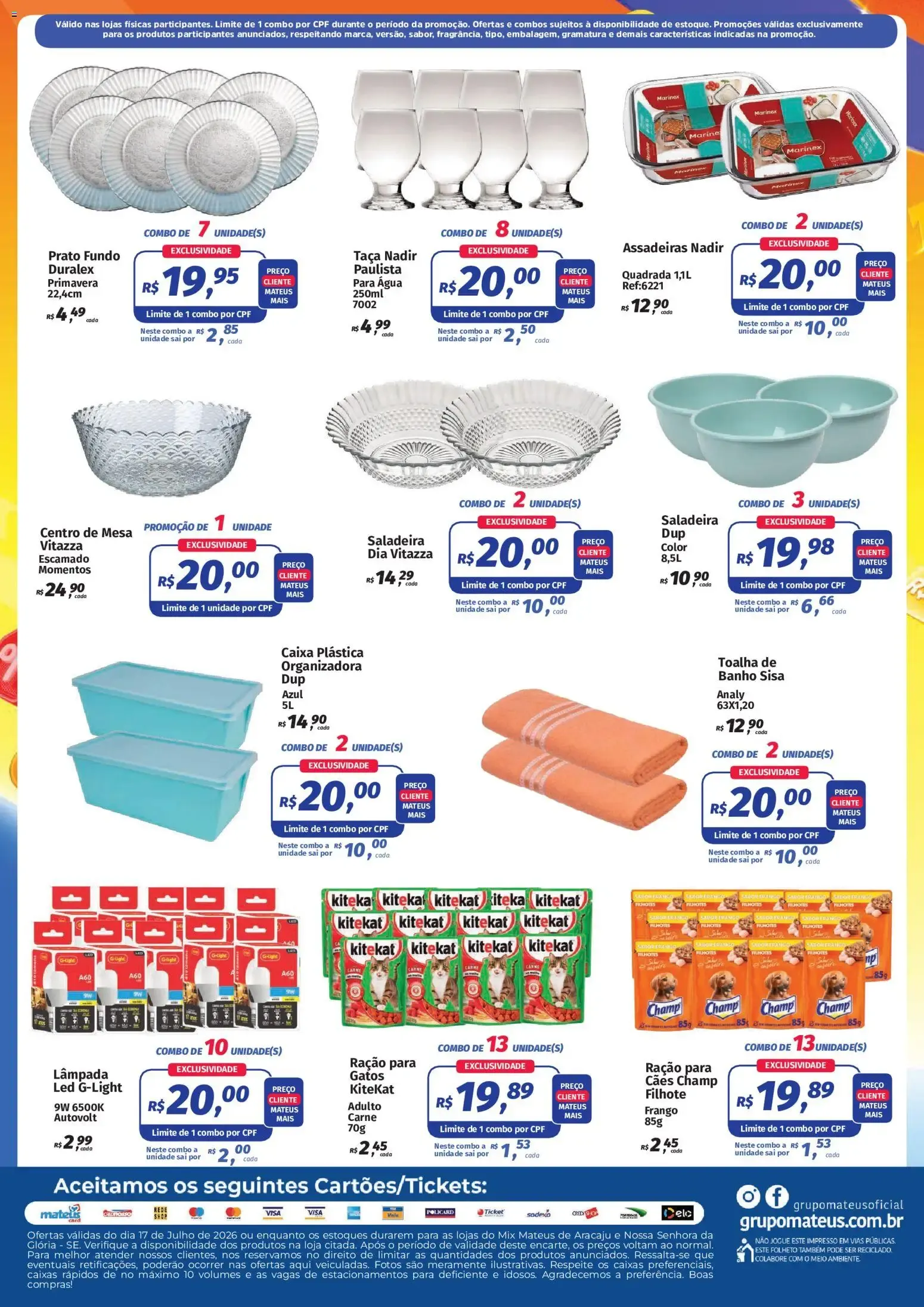 Encarte de Mateus ofertas Tudo é 20 de 17/07/2026 | Promoções Online 17 de julho até 17 de julho 2026 - Pagina 7