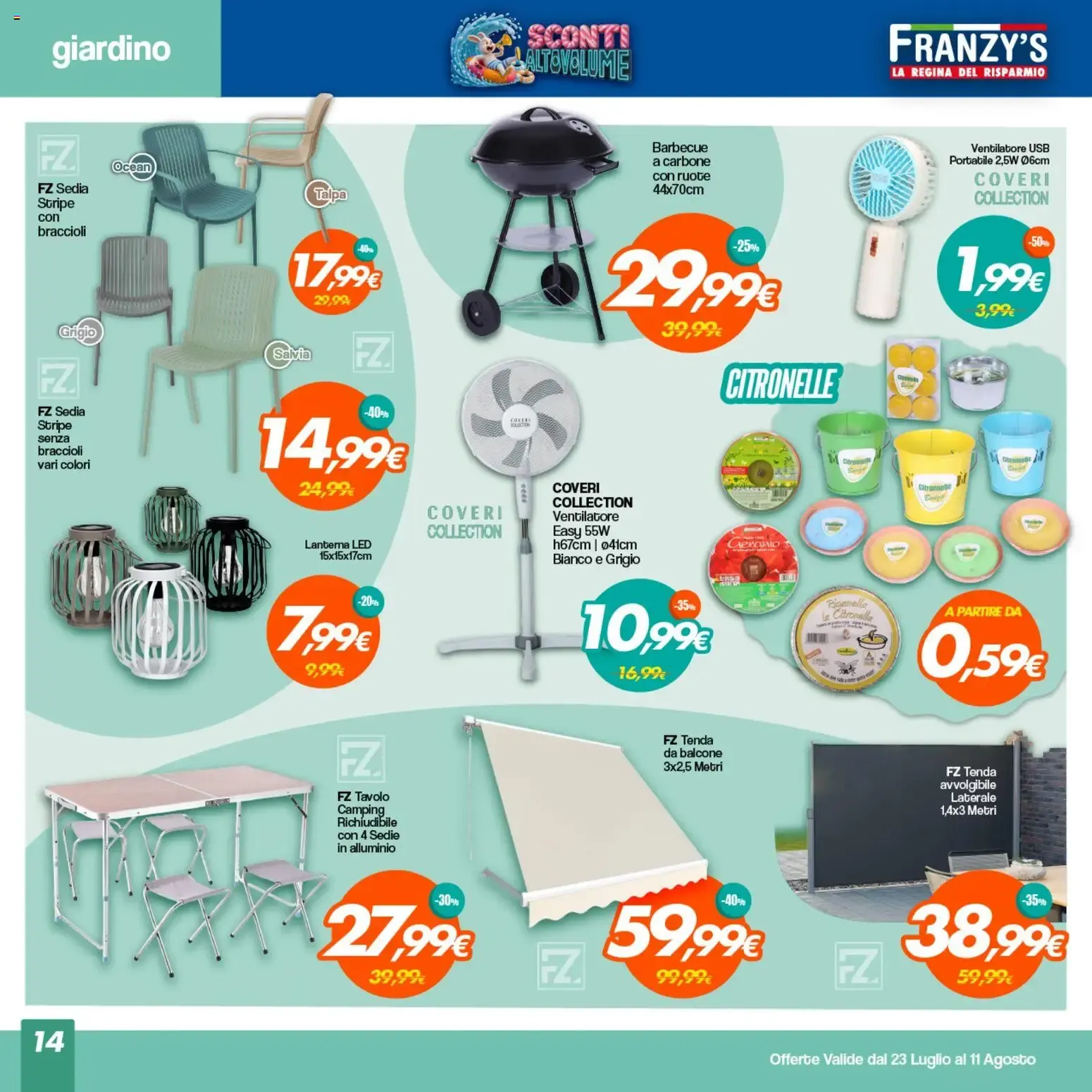 Franzy's Sconti Altovolume da 23 luglio a 11 agosto di 2026 - Pagina del volantino 14