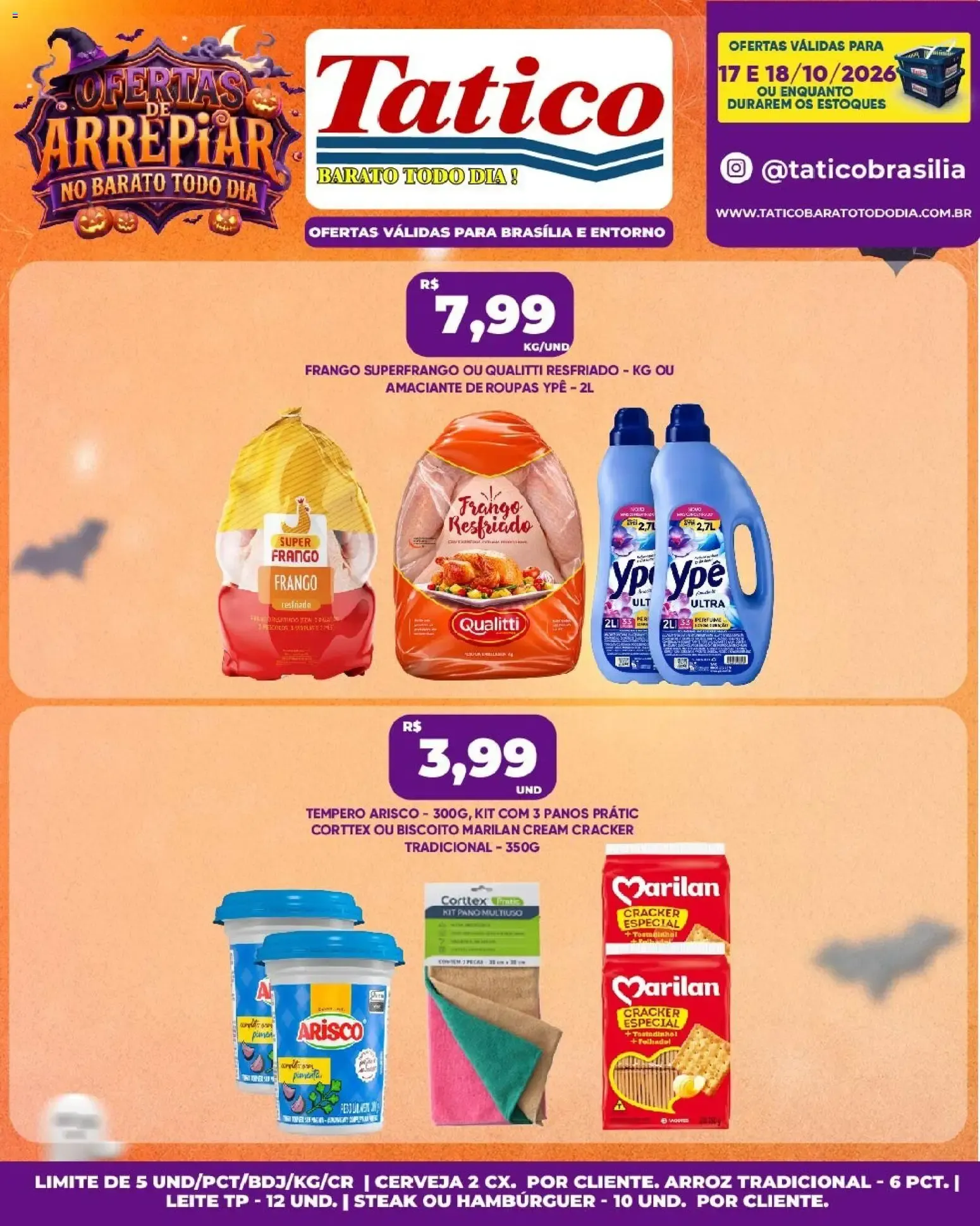 Encarte de Tatico ofertas Fim de Semana de 17/10/2026 | Promoções Online 17 de outubro até 18 de outubro 2026 - Pagina 6