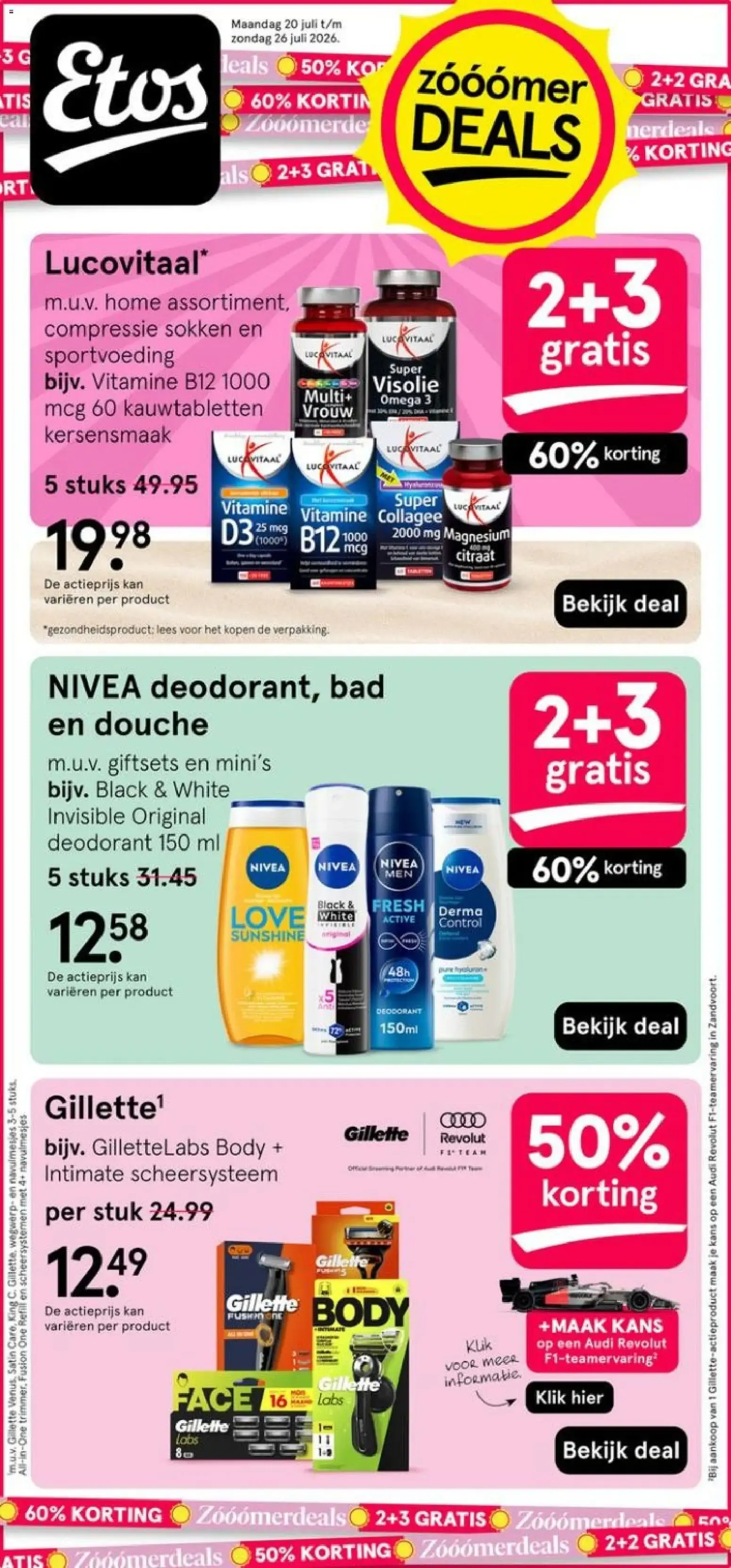 Etos Zóóómer Deals van 20 juli tot 26 juli 2026 - Folder pagina 1