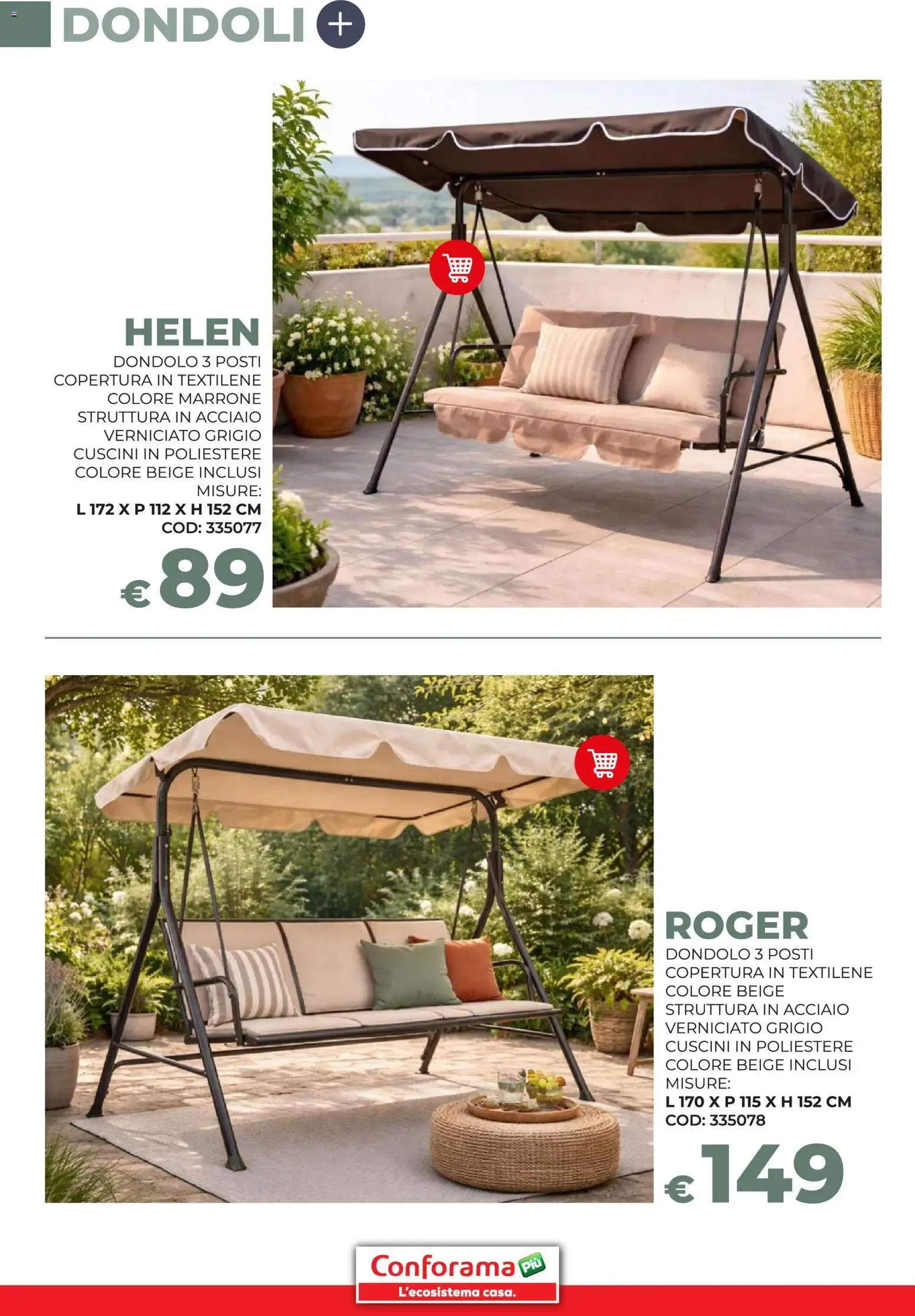 Conforama Collezione Arredo Giardino da 19 marzo a 30 settembre di 2026 - Pagina del volantino 16