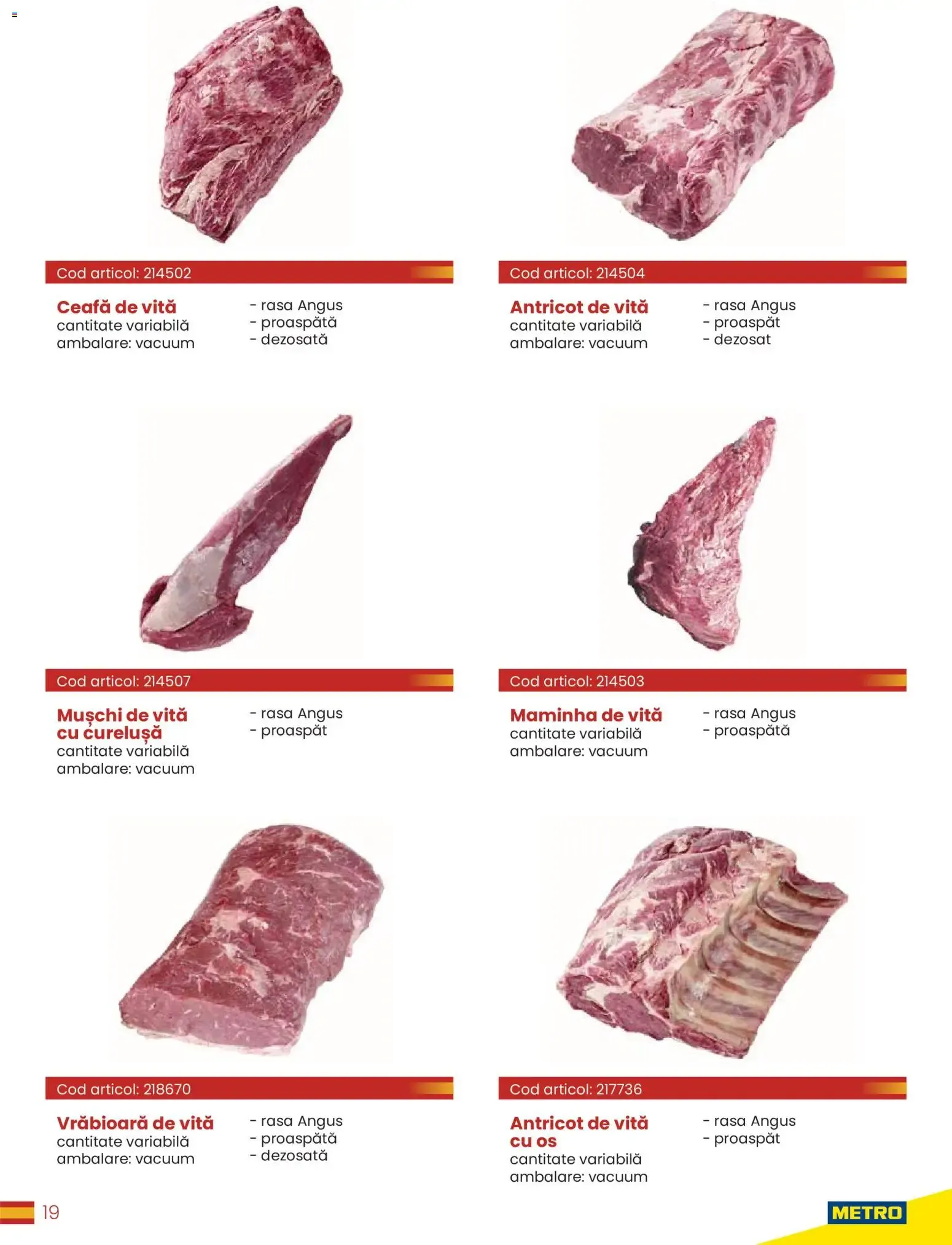 Catalog Metro Catalog Eat Spain, drink Spain - Oferta 30.03.2026 - 31.12.2026 de la 30 martie până la 31 decembrie 2026 - Revista Pagina 19