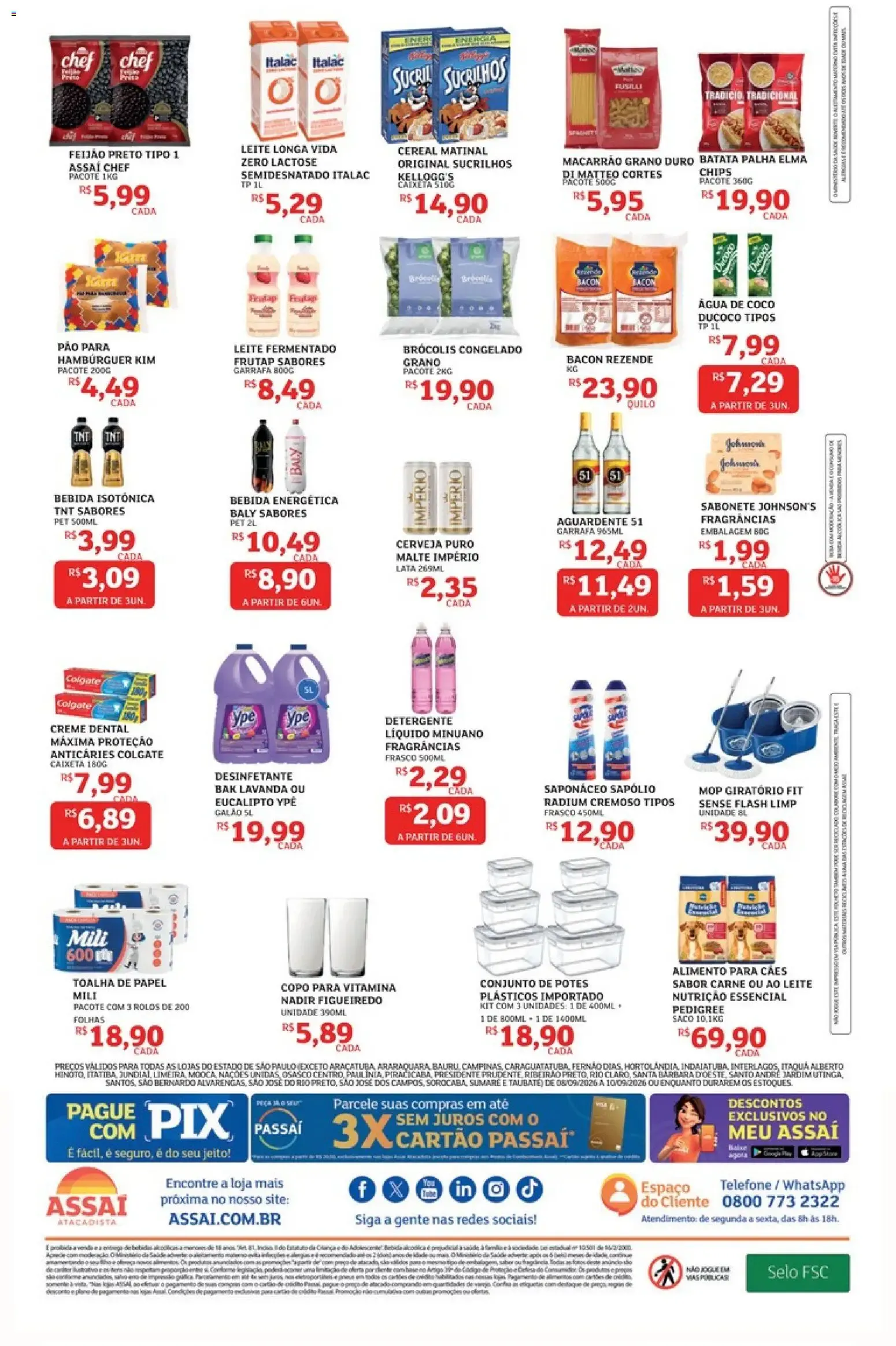 Encarte de Assaí Atacadista ofertas - SP de 08/09/2026 | Promoções Online 8 de setembro até 10 de setembro 2026 - Pagina 2