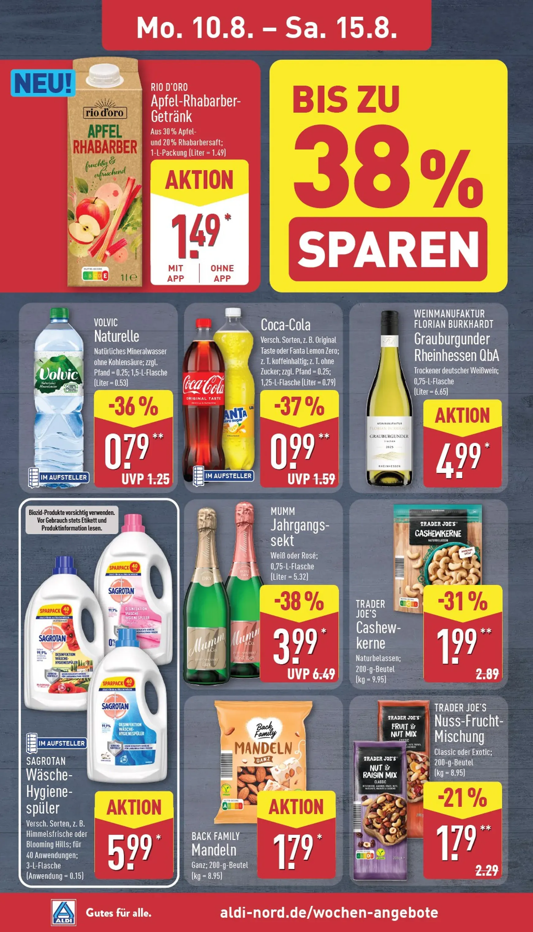 ALDI NORD Prospekt nächste Woche – von Montag 10.08.2026 bis Samstag 15.08.2026 von 10. August bis 15. August 2026 - Prospekt seite 10