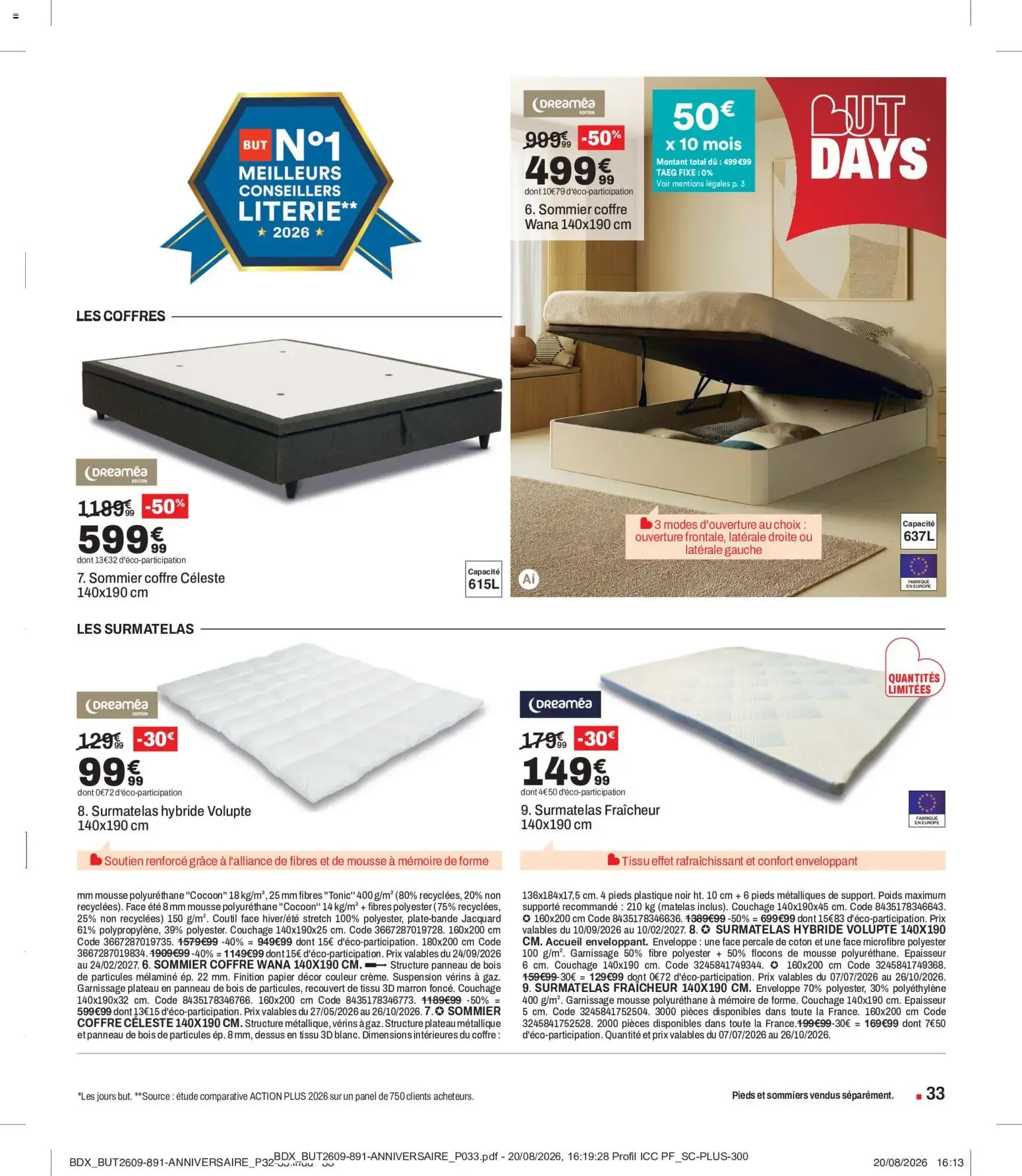 BUT DAYS du 22 septembre au 26 octobre 2026 - Catalogue page 33
