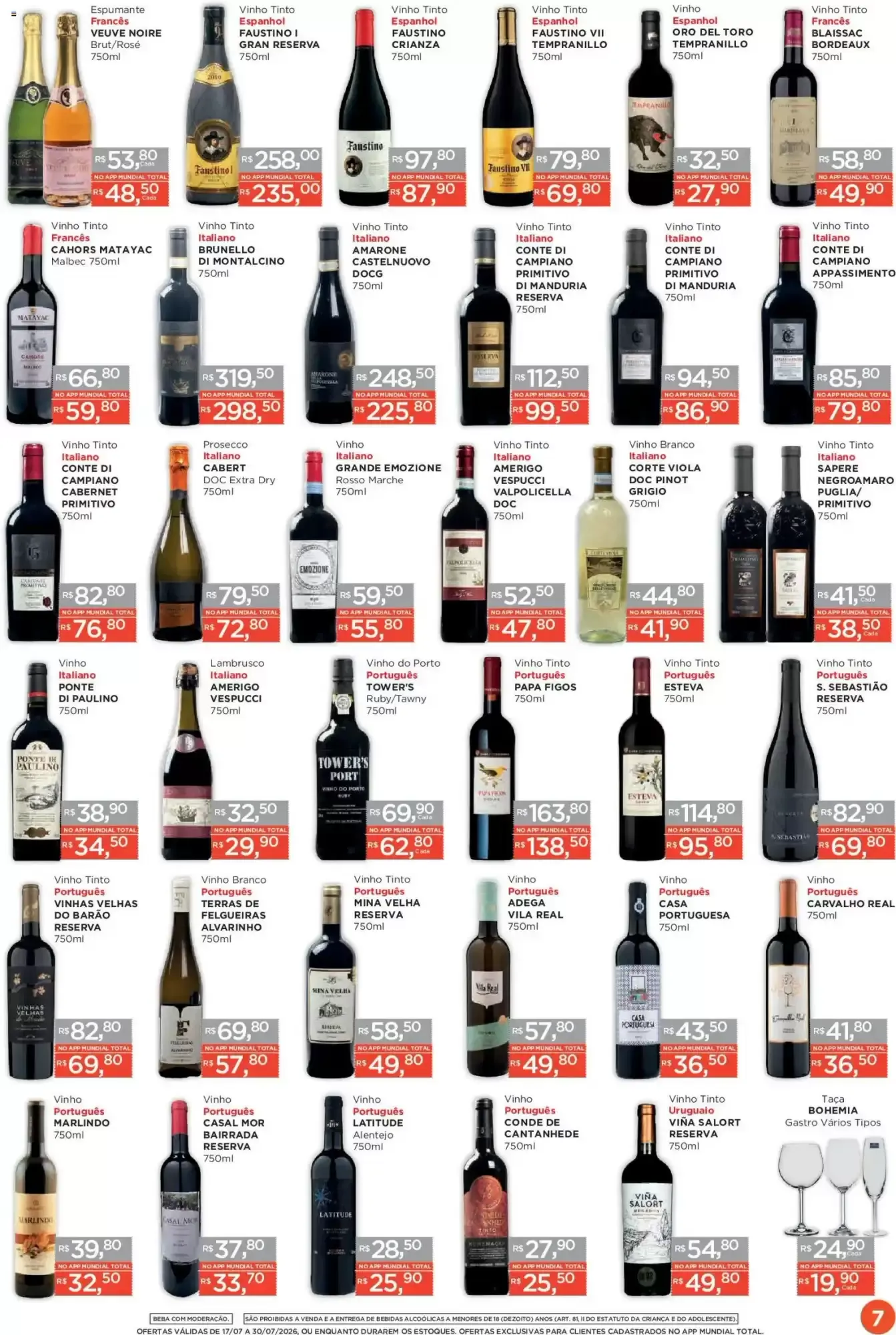 Encarte de Encarte Supermercados Mundial 17 de julho até 30 de julho 2026 - Pagina 7