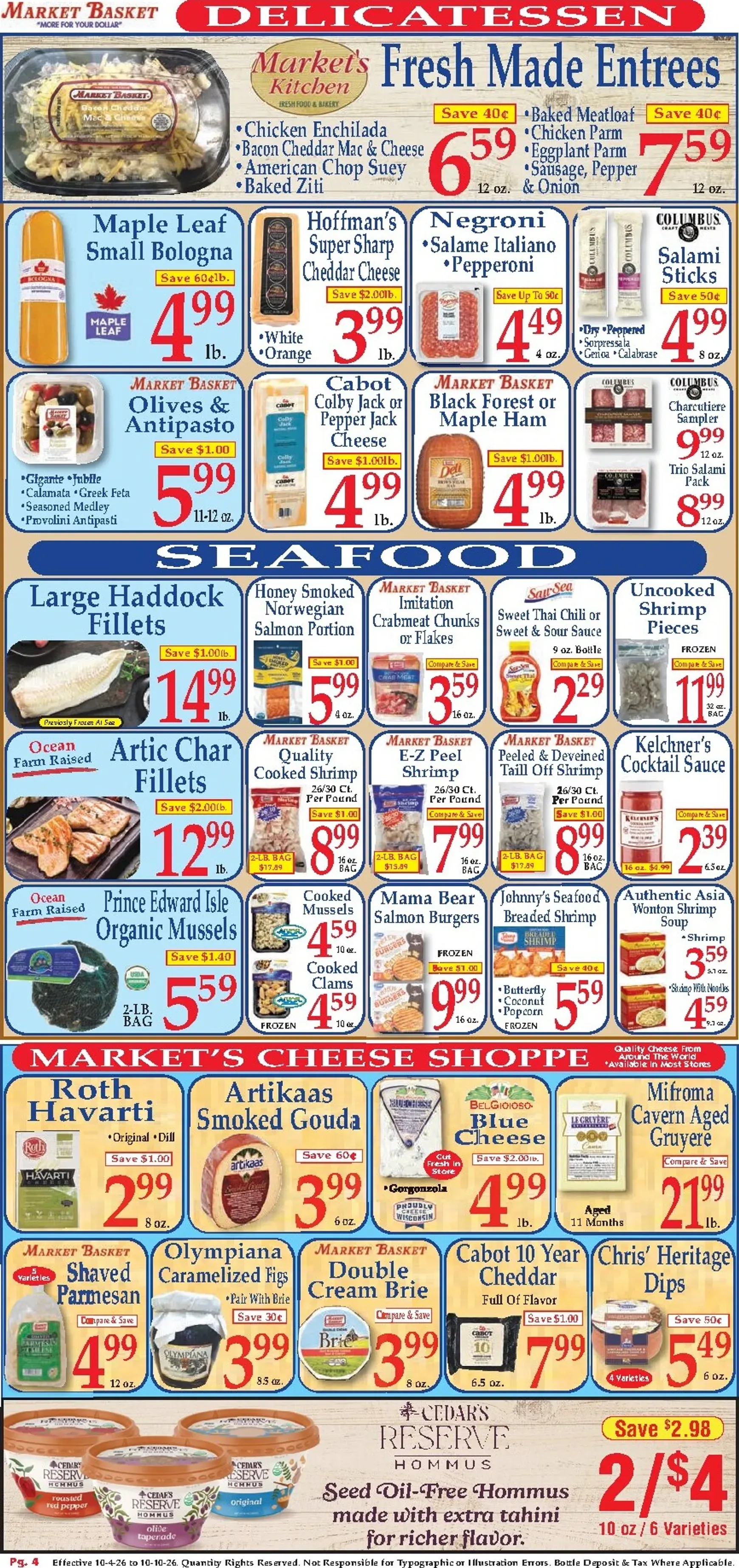 Weekly ad Market Basket: More for your Dollar from October 4 to October 10 2026 - Page 4