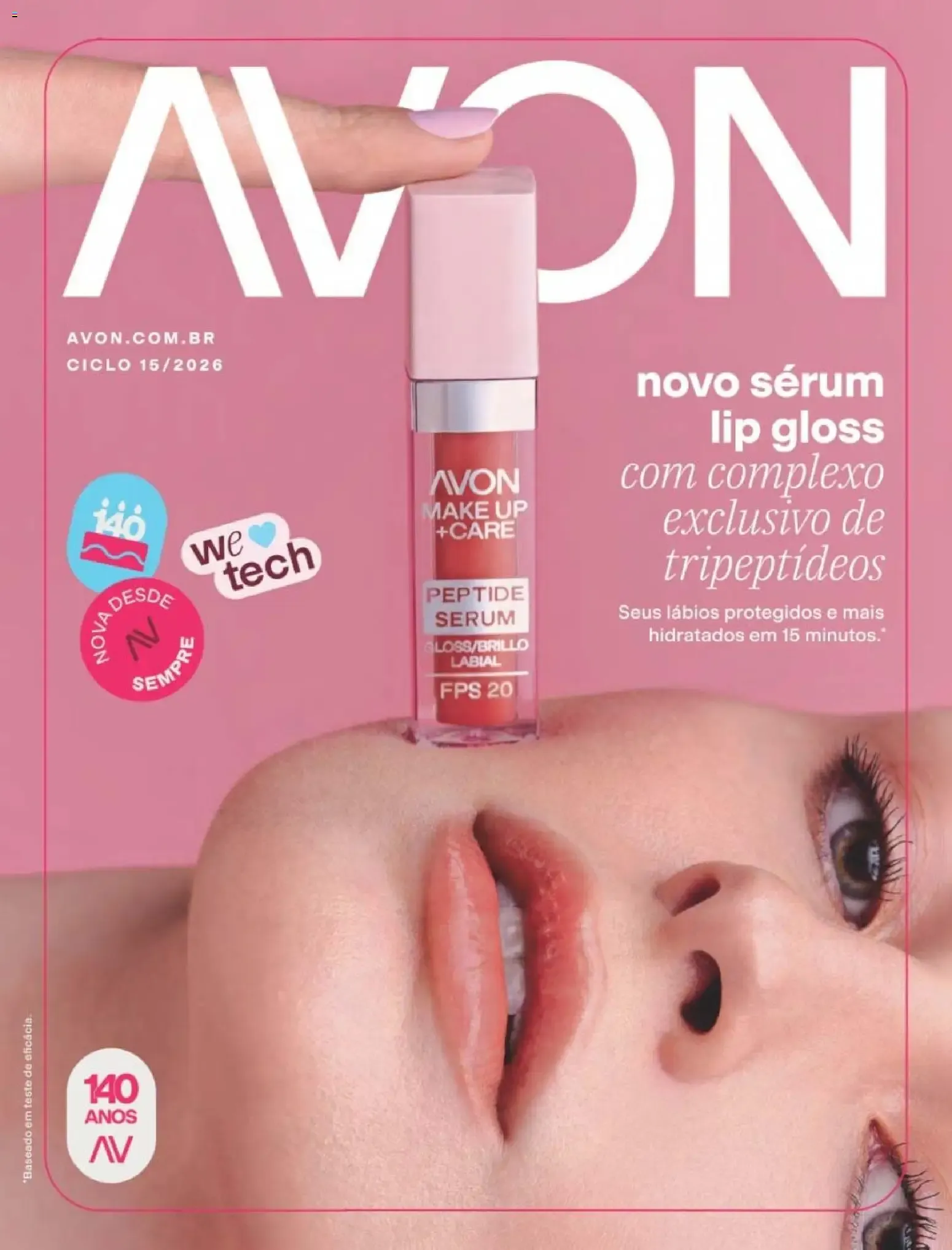 Encarte de Avon - Novo Sérum Lip Gloss - Ciclo 15/2026 21 de setembro até 12 de outubro 2026 - Pagina 1