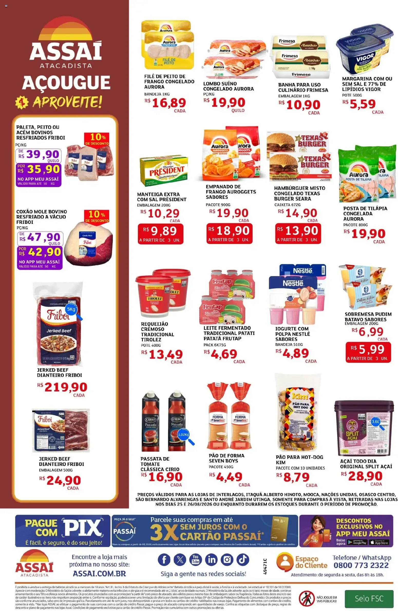 Encarte de Assaí Atacadista ofertas - SP de 25/08/2026 | Promoções Online 25 de agosto até 26 de agosto 2026 - Pagina 2