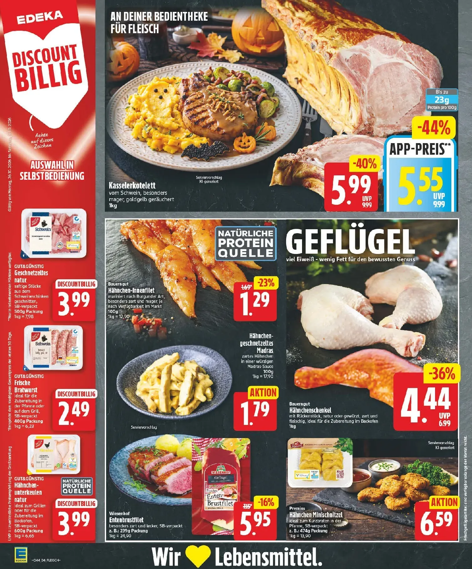 Edeka Prospekt nächste Woche – von Montag 26.10.2026 bis Samstag 31.10.2026 von 26. Oktober bis 31. Oktober 2026 - Prospekt seite 4