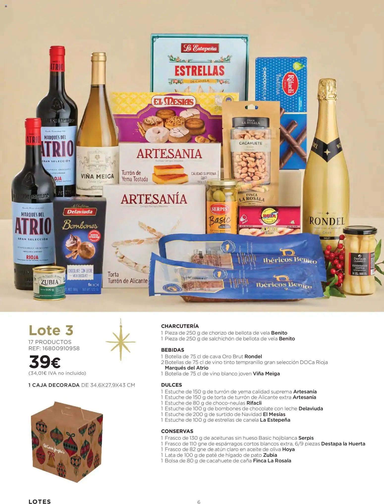 Catálogo de Hipercor - Cestas de Navidad del 08/10/2026 | folleto 8 de octubre al 5 de enero 2027 - Página 6