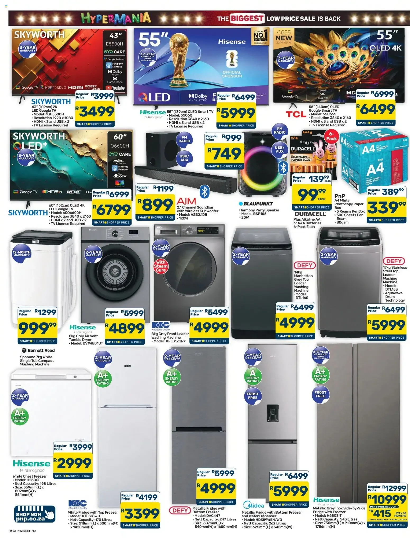 Pick n Pay Inland Provinces - Hypermarket Specials (25/09/2026 - 06/10/2026) Online from 25 September to 6 October 2026 - Catalogue Page 10