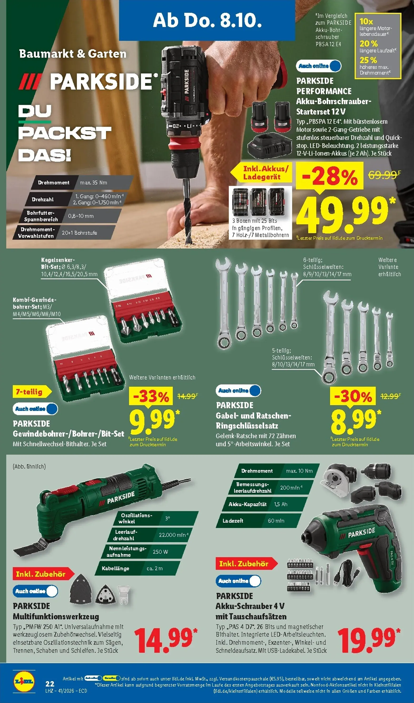 LIDL Angebot der Woche von 5. Oktober bis 10. Oktober 2026 - Prospekt seite 16