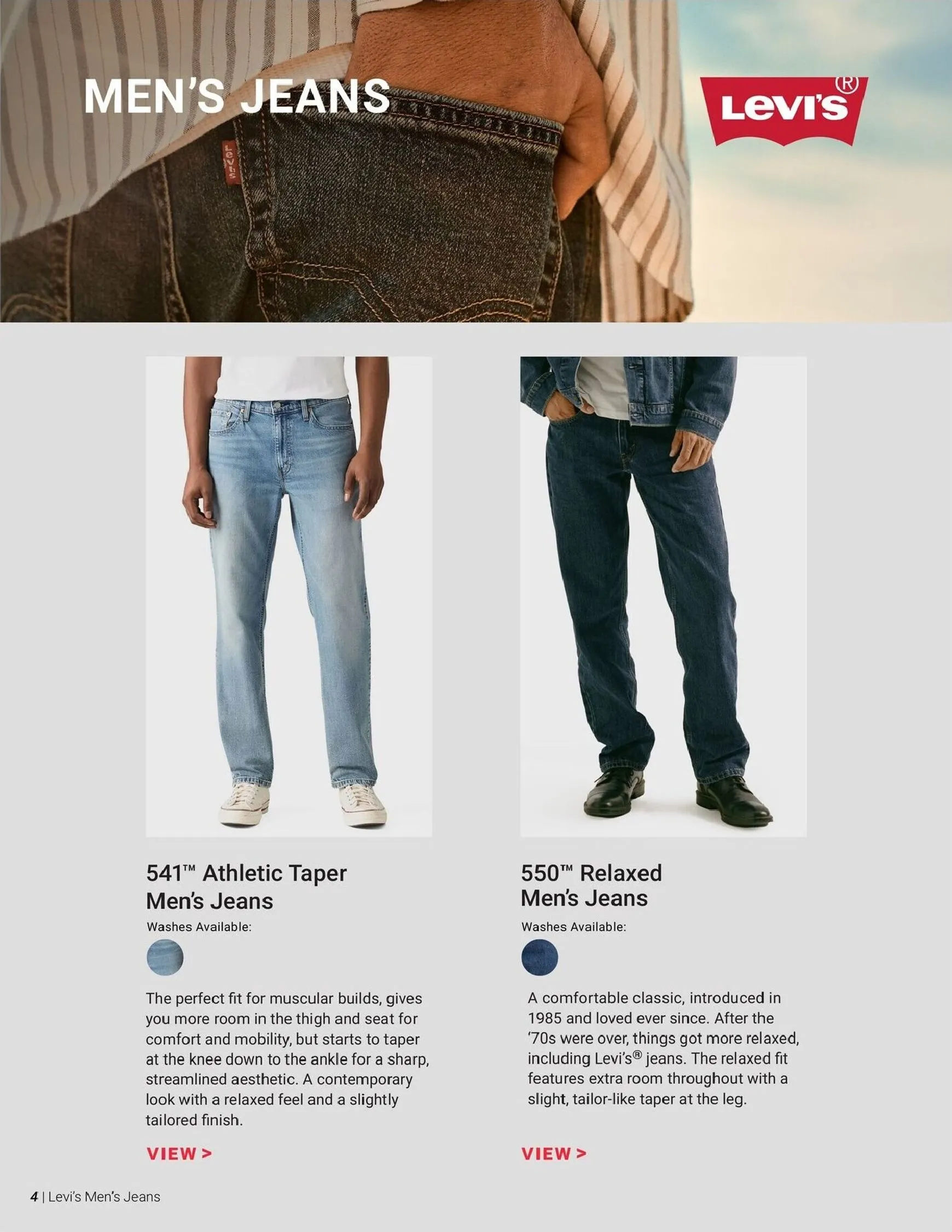 Weekly ad Dunham's Sports - Levi's Men's Jeans 2026 Guide from July 30 to September 30 2026 - Page 4
