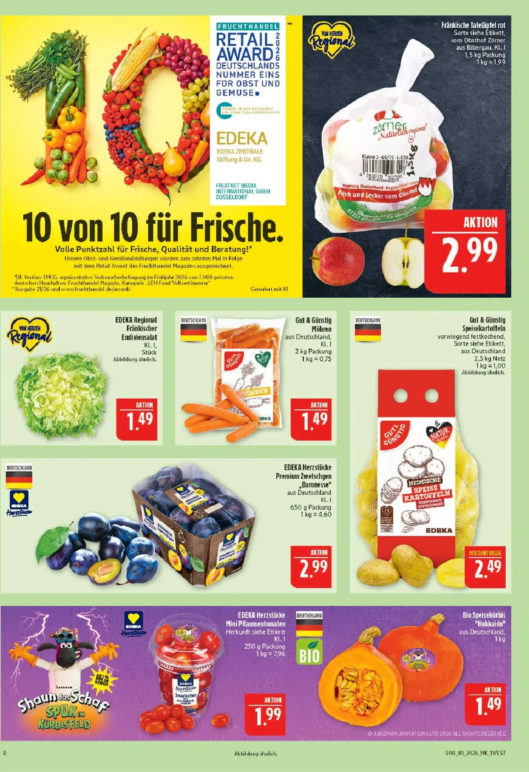 Marktkauf Prospekt nächste Woche – von Montag 28.09.2026 bis Freitag 02.10.2026 von 28. September bis 2. Oktober 2026 - Prospekt seite 8