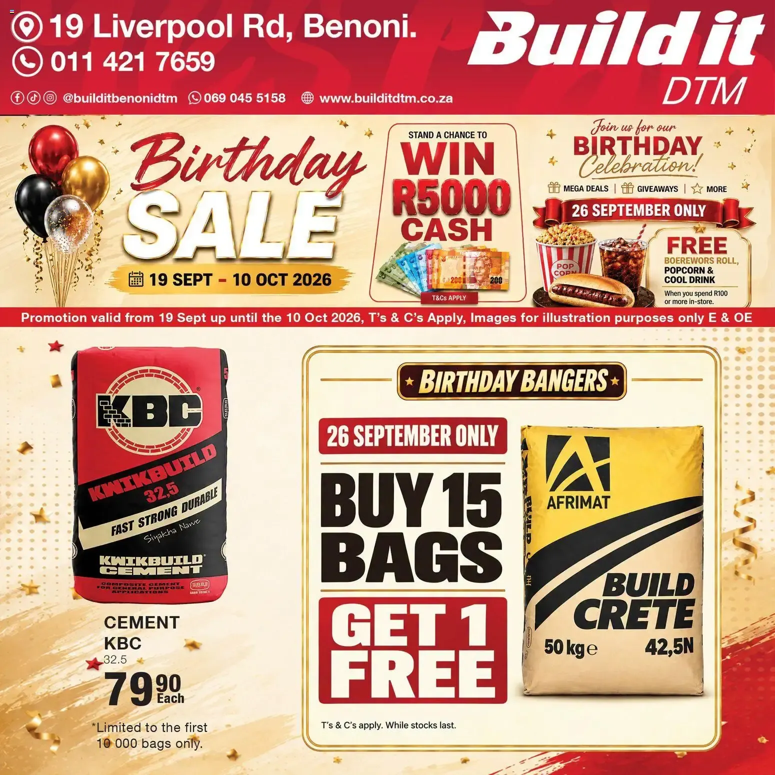 Build It Gauteng - Birthday sale celebration (19/09/2026 - 10/10/2026) Online from 19 September to 10 October 2026 - Catalogue Page 2