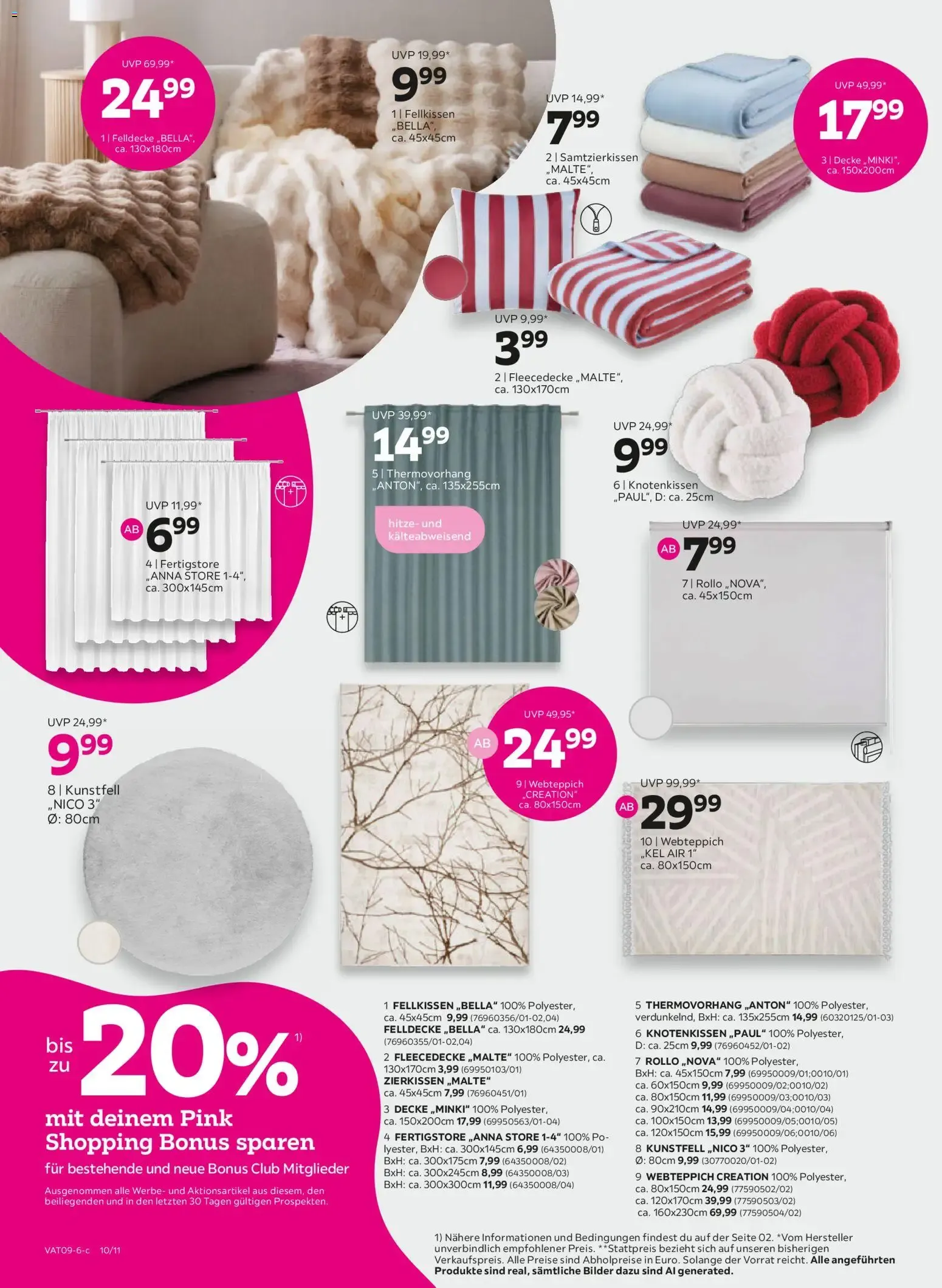 Mömax Pink Shopping Bonus sparen von 22.09.2026 - Aktuelle Angebote von 22. September bis 28. September 2026 - Flugblätt seite  10