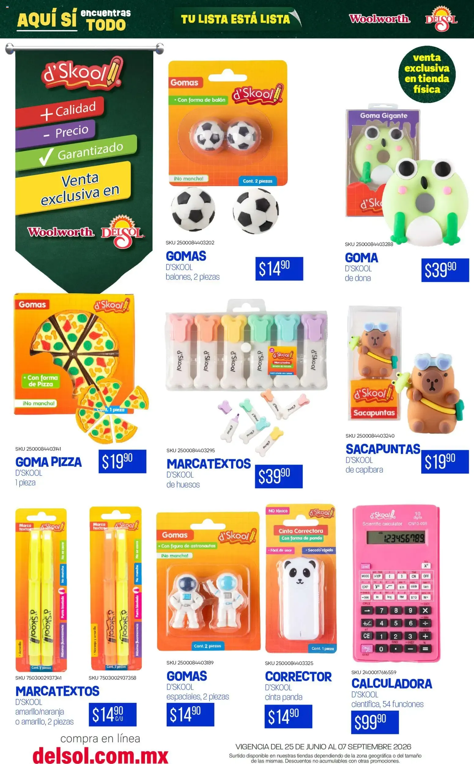 Catálogo de Del Sol y Woolworth catálogo Back To School (25/06/2026 - 07/09/2026) - catálogo en línea 25 de junio al 7 de septiembre 2026 - Pagina 2