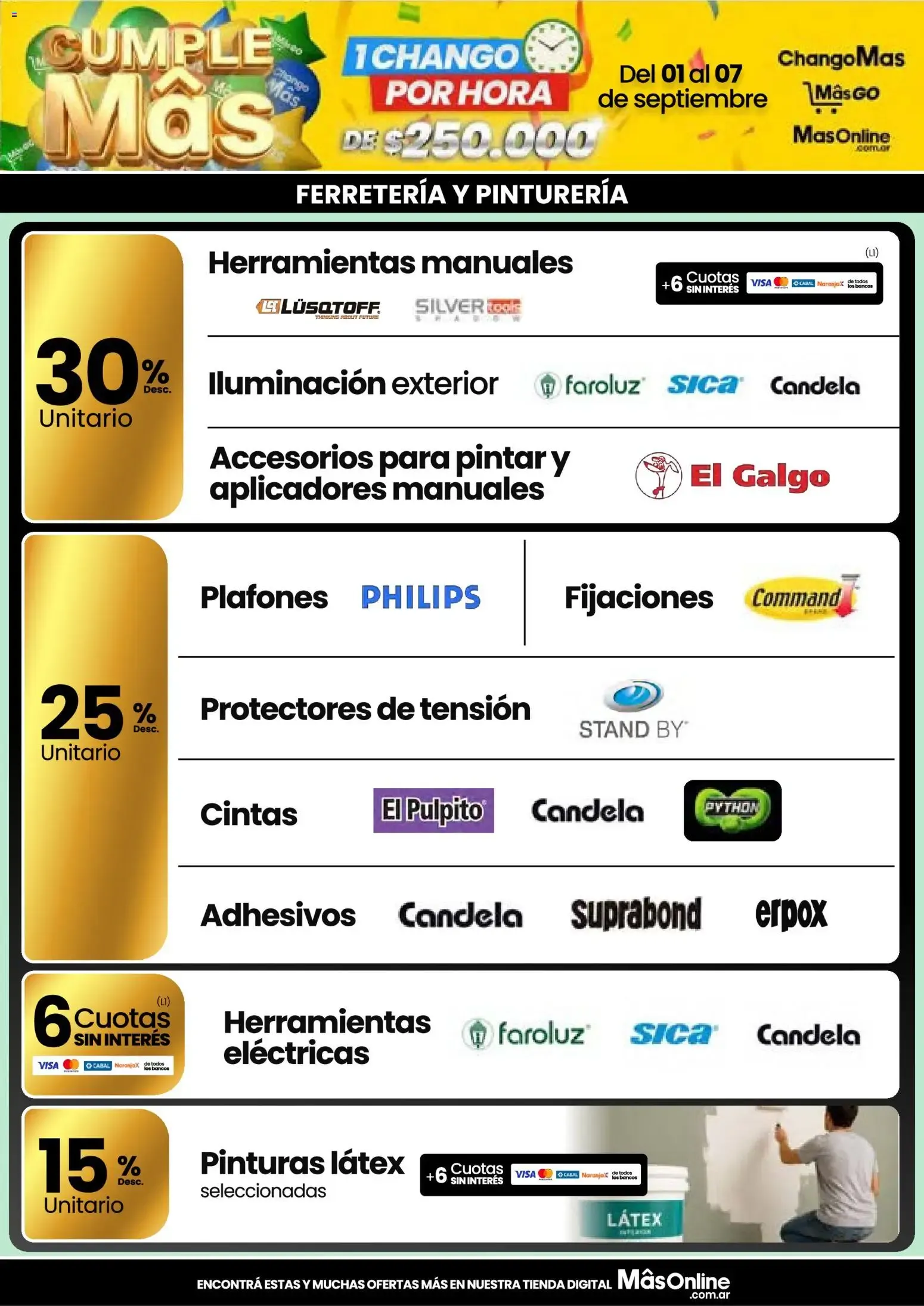 Ofertas de Changomas ofertas || del 01/09/2026 - 07/09/2026 || Catálogo 1 de septiembre al 7 de septiembre 2026 - Página 13 del catálogo