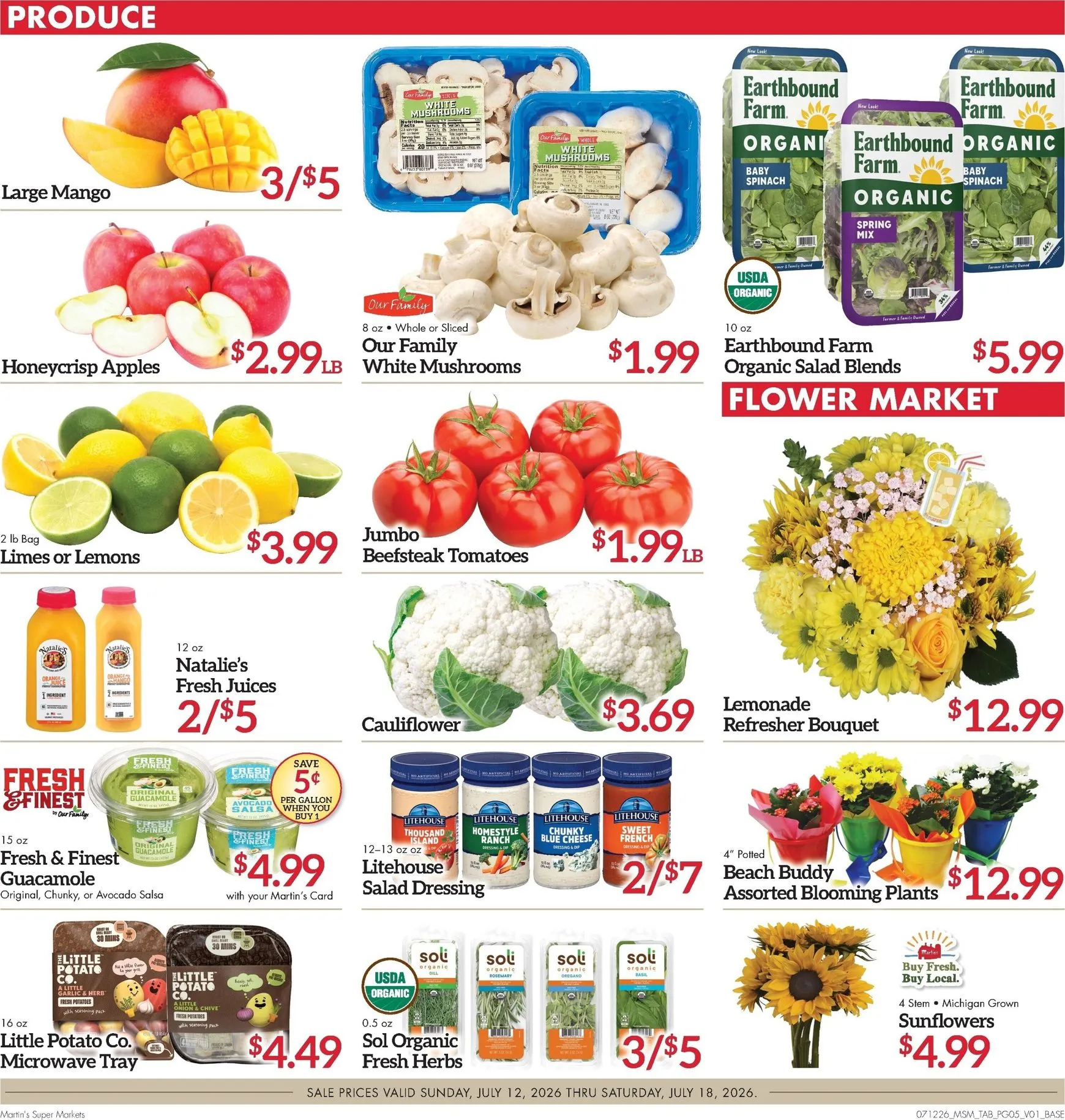 Weekly ad Current Martin's Super Markets leaflet valid from Sunday 07/12/2026 to Saturday 07/18/2026 from July 12 to July 18 2026 - Page 5