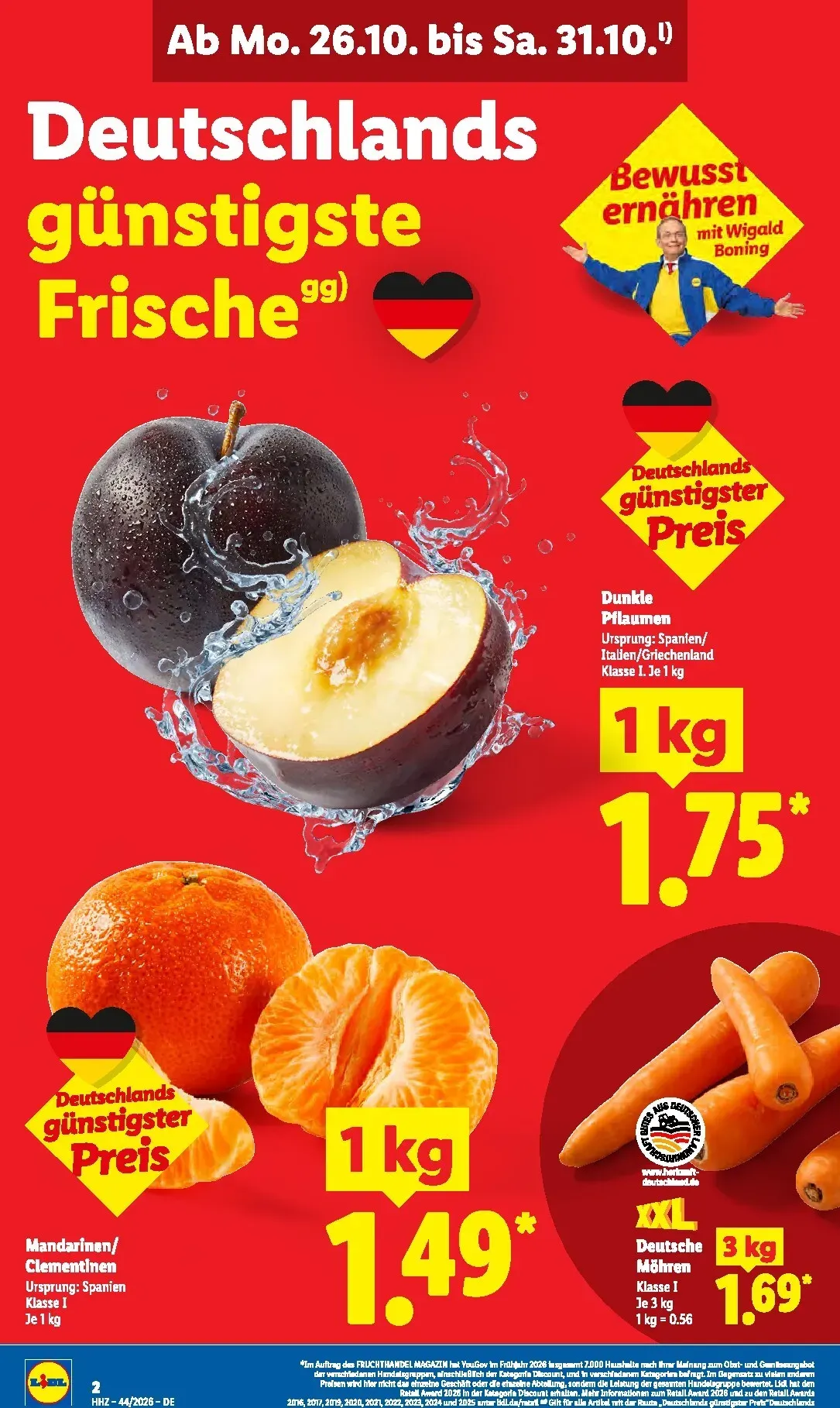 Lidl Prospekt – von Montag 26.10.2026 bis Samstag 31.10.2026 von 26. Oktober bis 31. Oktober 2026 - Prospekt seite 2