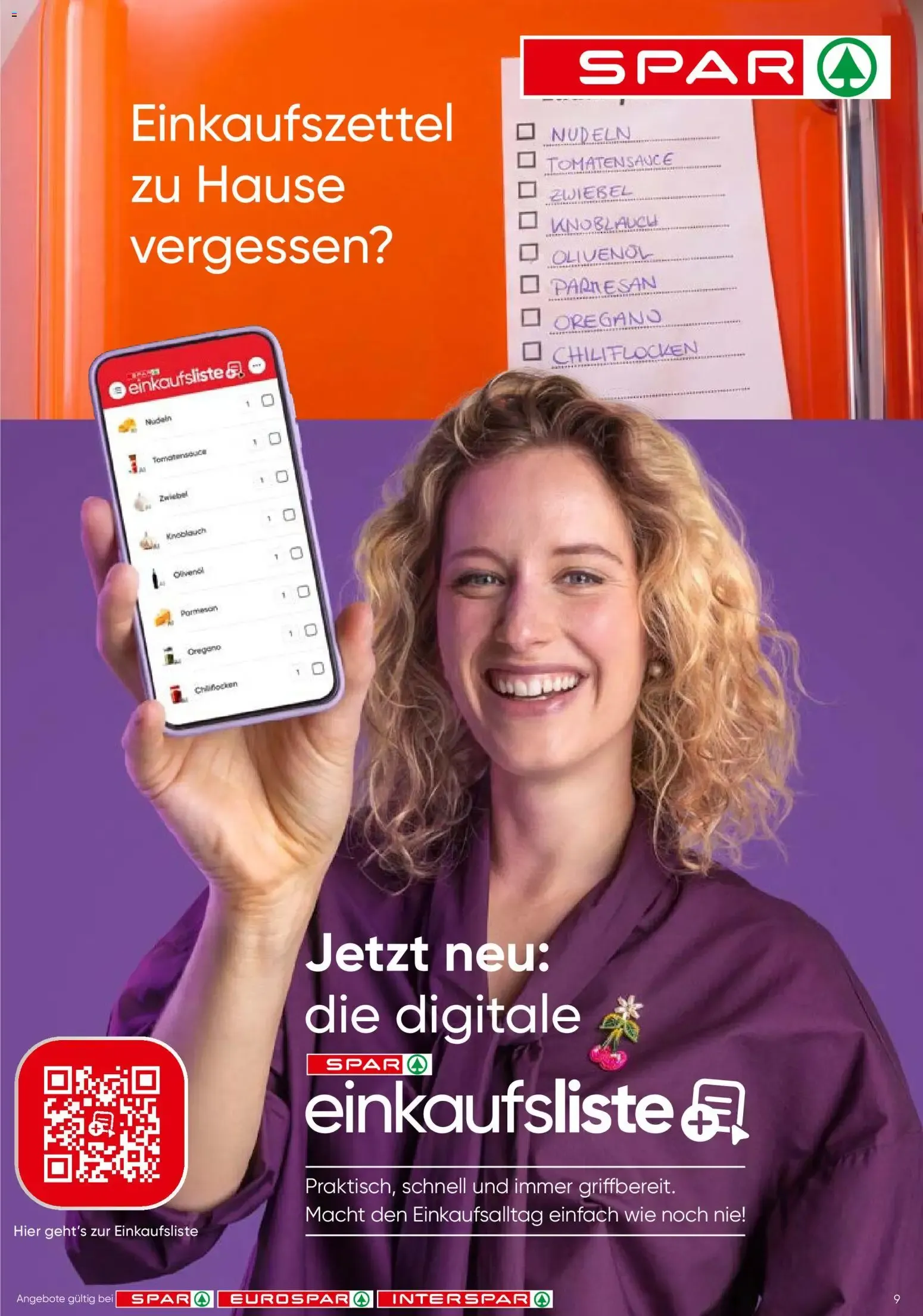 Spar Flugblatt (24.09.2026) - Angebote und Prospekt von 24. September bis 7. Oktober 2026 - Flugblätt seite  9
