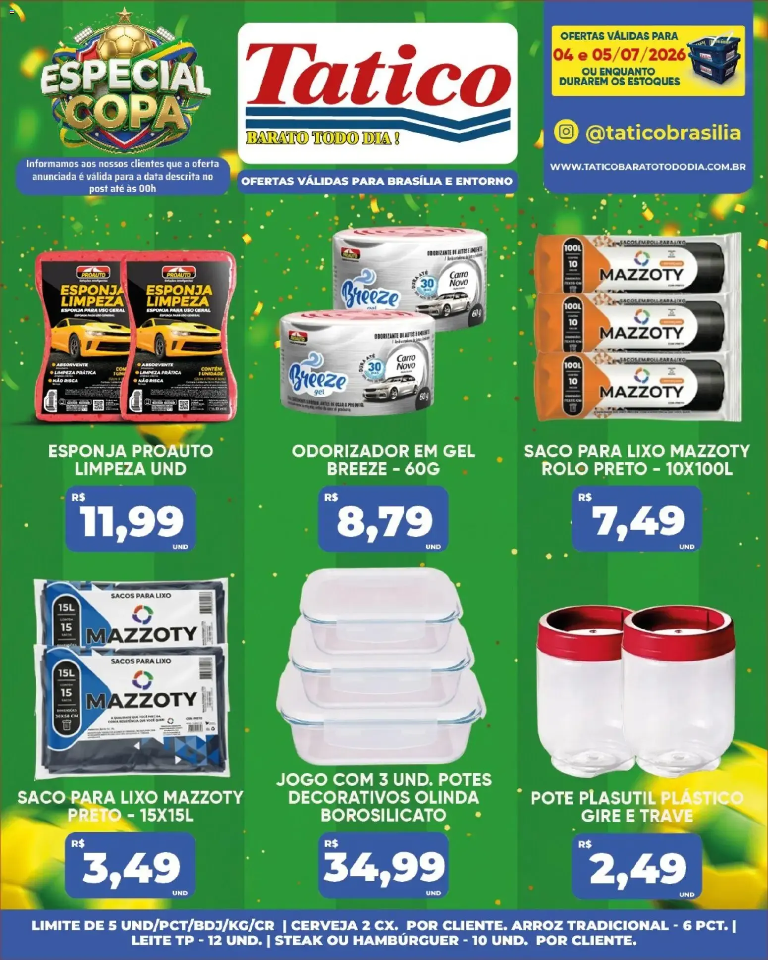 Encarte de Tatico ofertas Fim de Semana de 04/07/2026 | Promoções Online 4 de julho até 5 de julho 2026 - Pagina 31