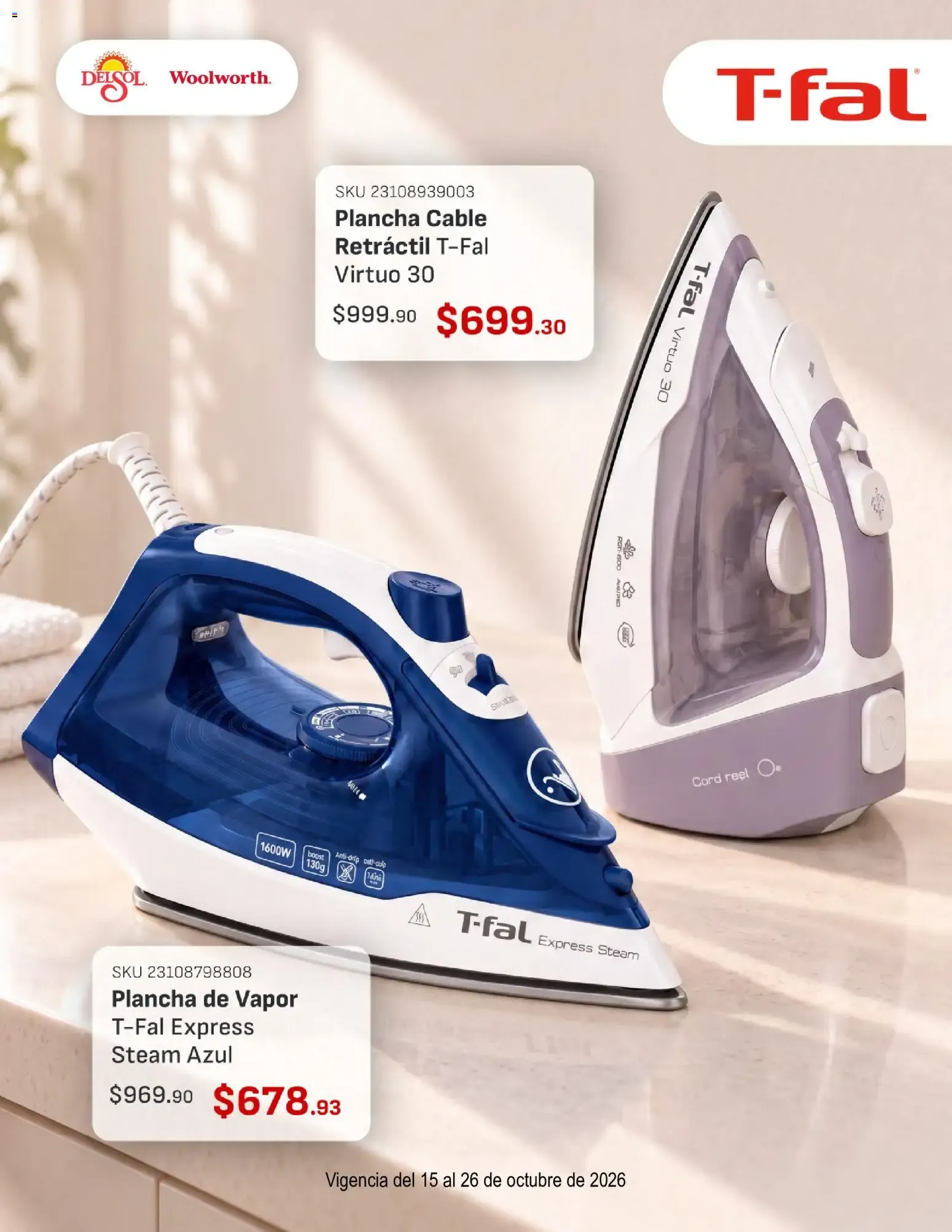 Catálogo de Del Sol y Woolworth catálogo Lo Mejor de T-Fal (15/10/2026 - 26/10/2026) - catálogo en línea 15 de octubre al 26 de octubre 2026 - Pagina 3